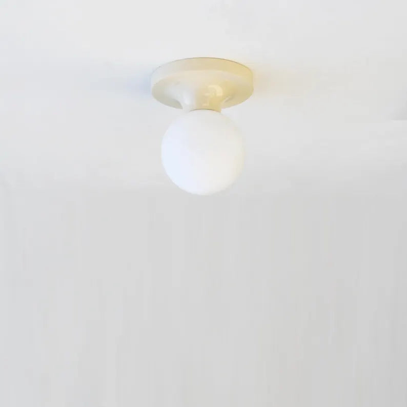 Ceiling Light, Flush Mount Ceiling Light, 4-3/4" PPQ, UL Listed No.001
