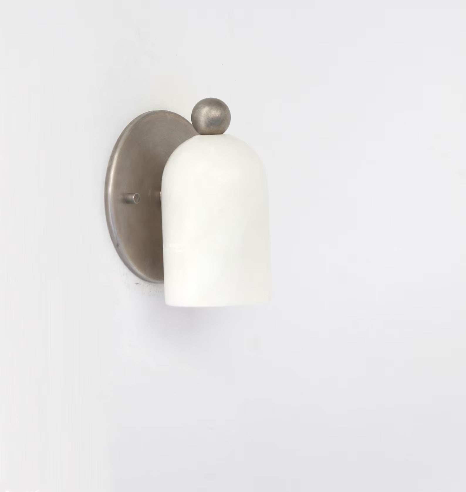 Wall Sconces, Wall Sconce  Light  with Alabaster Shade. No.0042