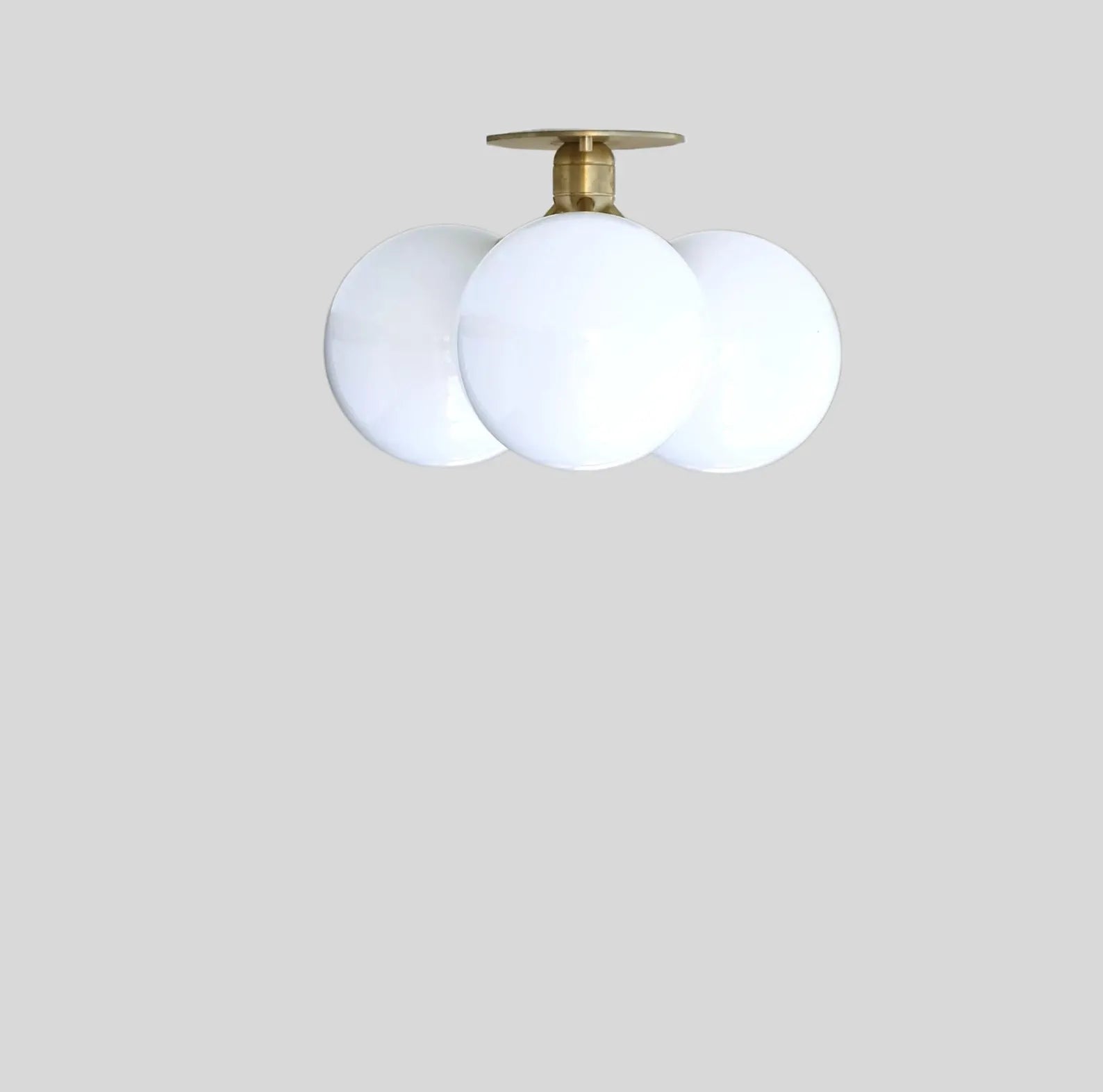 6" Modern Brass Sputnik Chandelier- Modern Sputnik -3 arms-Brass Ceiling Light, UL Listed, No.0425