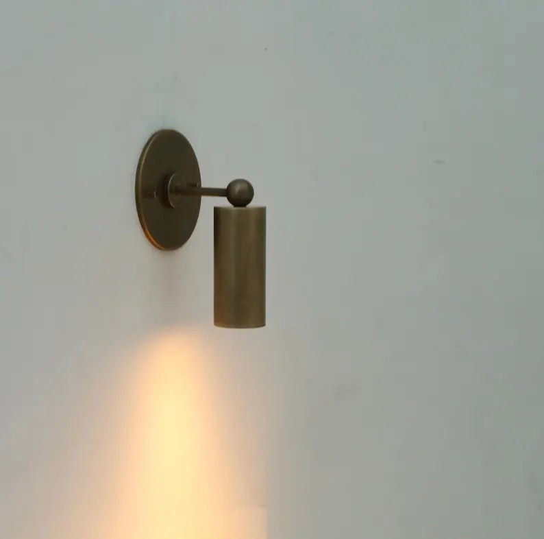 Brass Wall Sconce light, Modern brass light, Minimal Sconce Light, UL listed No.0789 MK