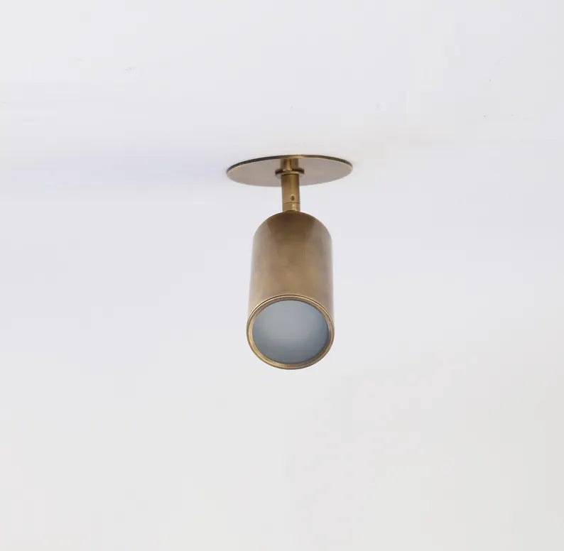 Brass Spotlight, Adjustable spot light, Ceiling Light, Modern Spot Light, UL Listed, No.1012