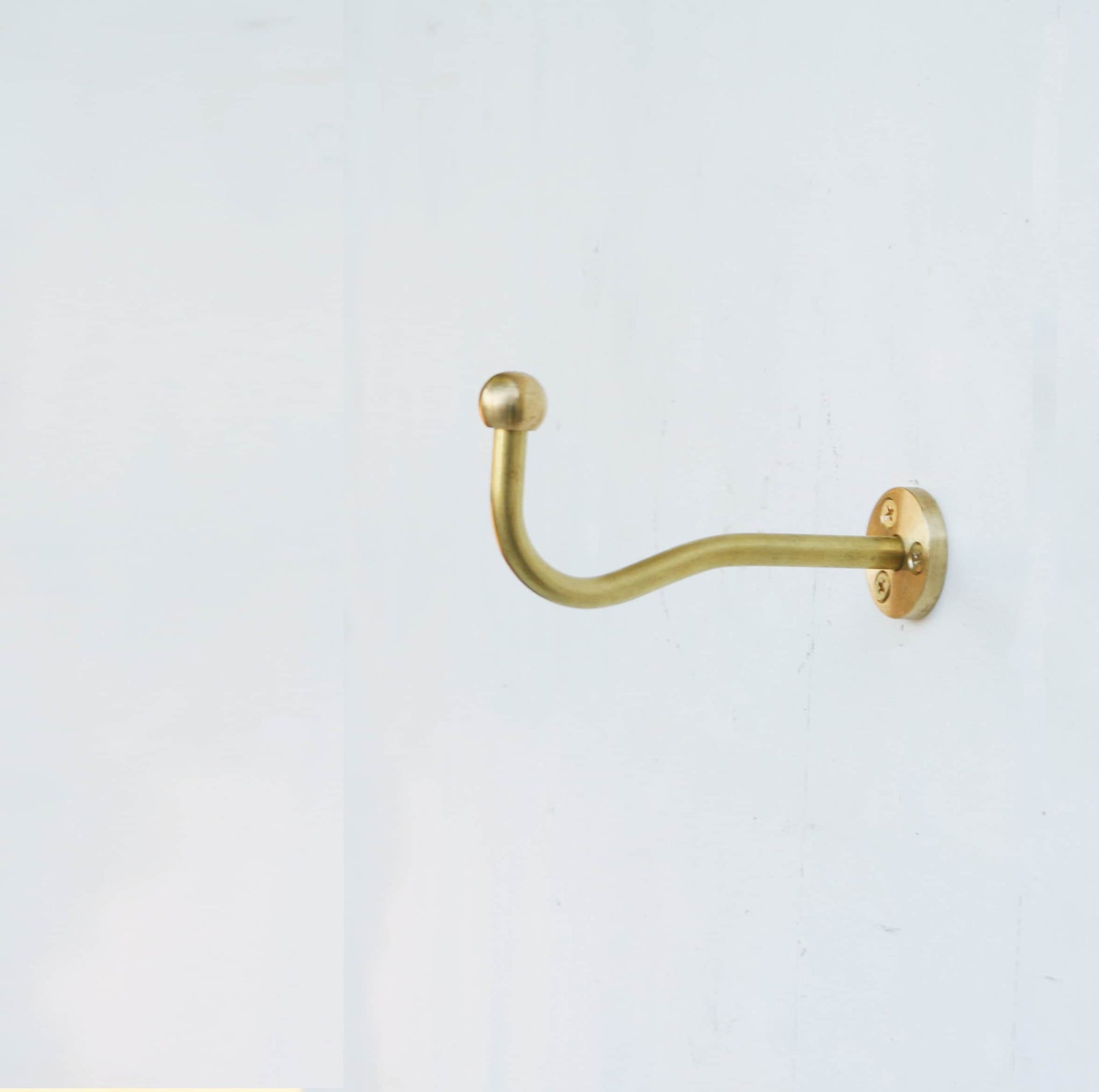 Solid brass planter hanger-Brass wall hanger-Brass wall hook-Brass planter hook-Brass hanging plant bracket hook