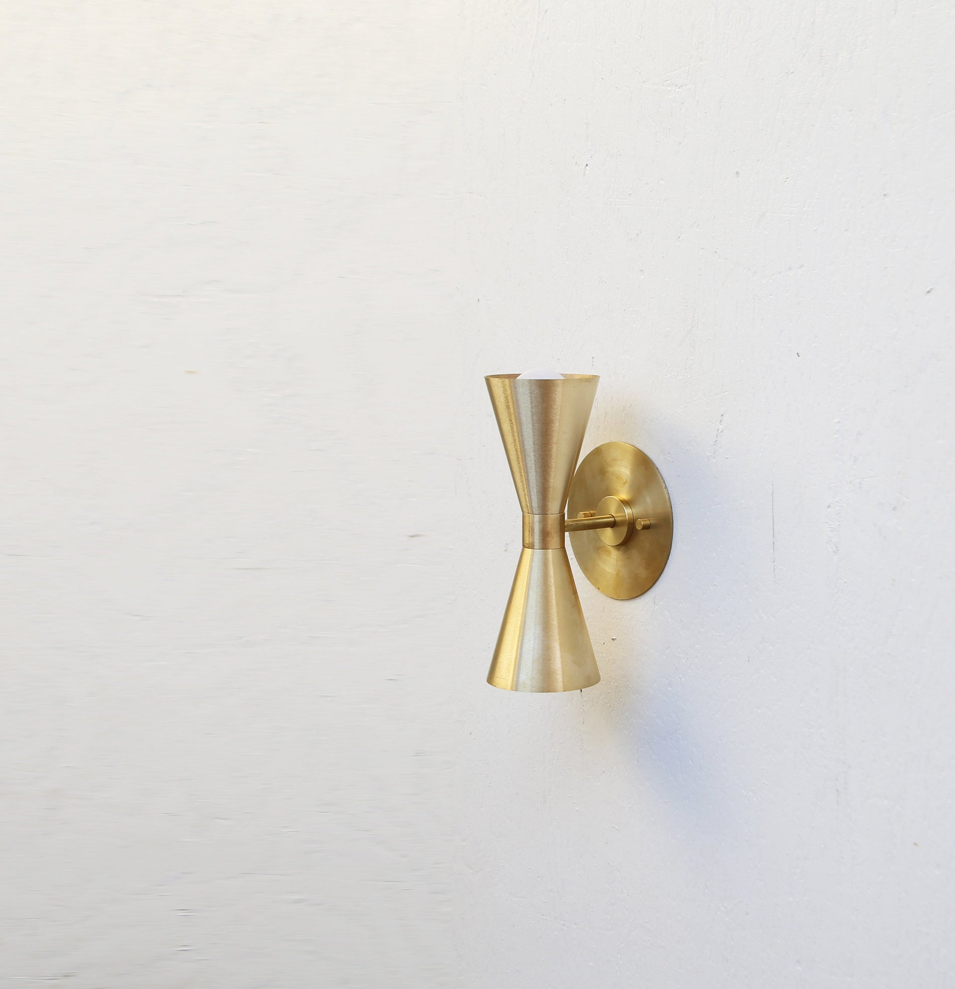 Brass Wall Sconce light with Modern brass light, Mid Century brass wall sconce light, Minimal Sconce Light UL Listed No.0436