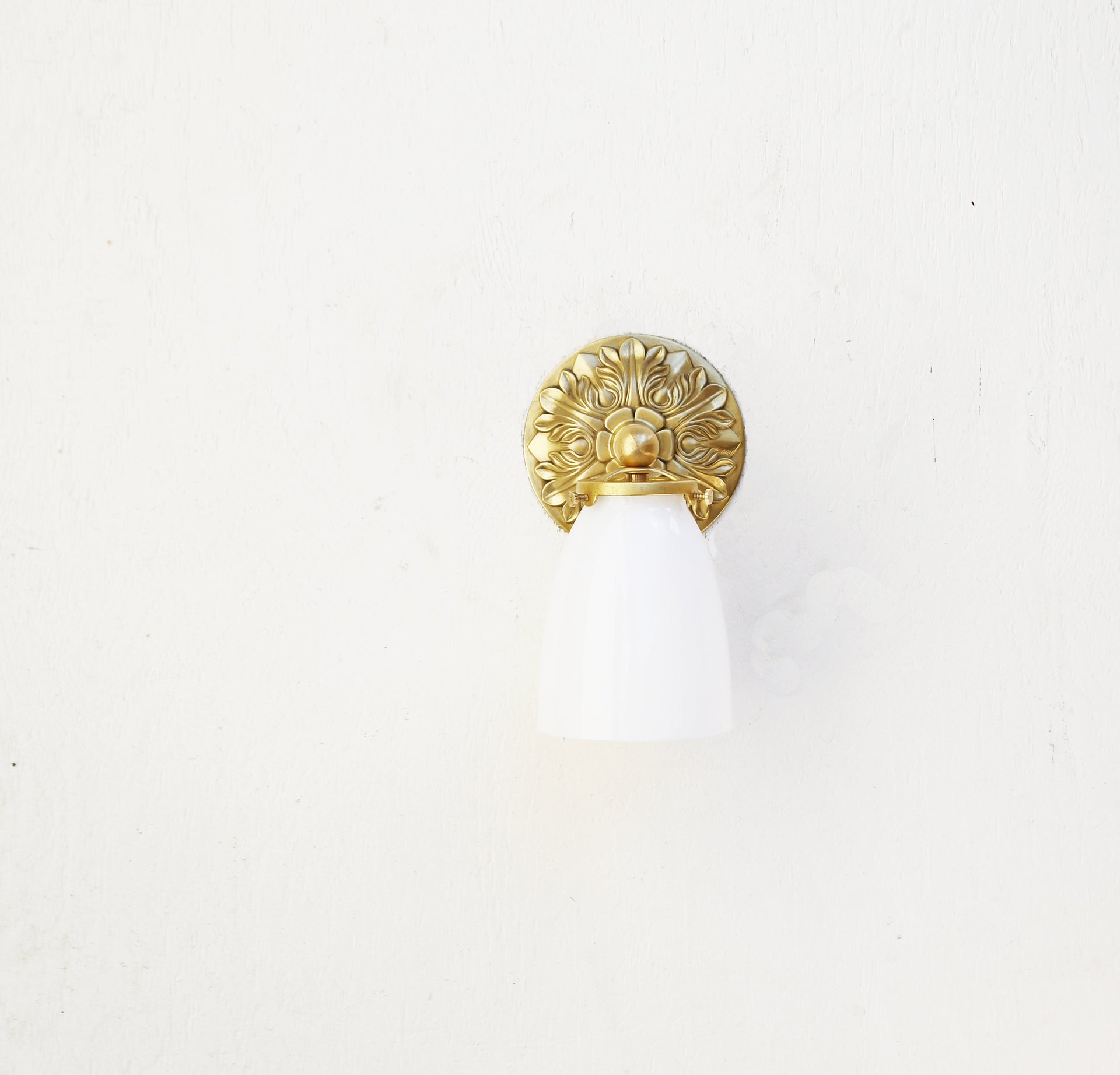 Wall Sconce  Light, Mid Century Brass Wall Sconce  light