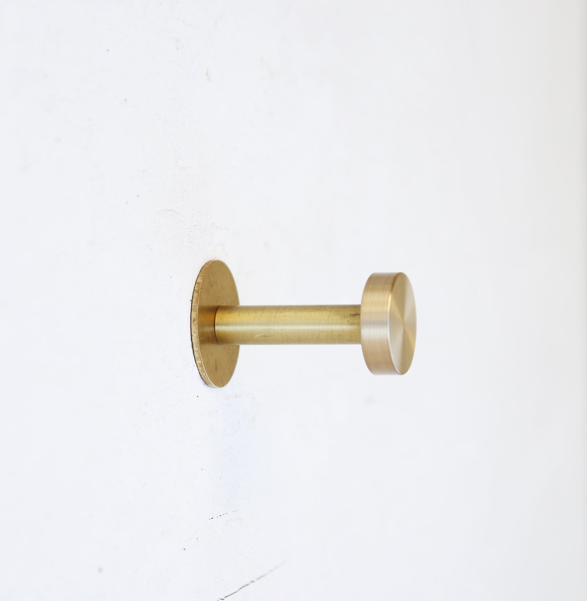 Brass Wall Hook - Improved Brass Wall Modern Wall Hook - Large Wall Hook, No.1518