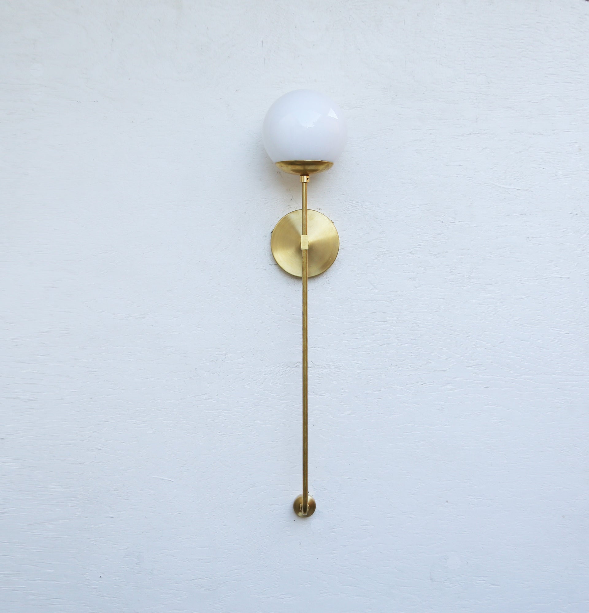 Wall Sconce  Light, Mid Century Brass Wall Sconce  light