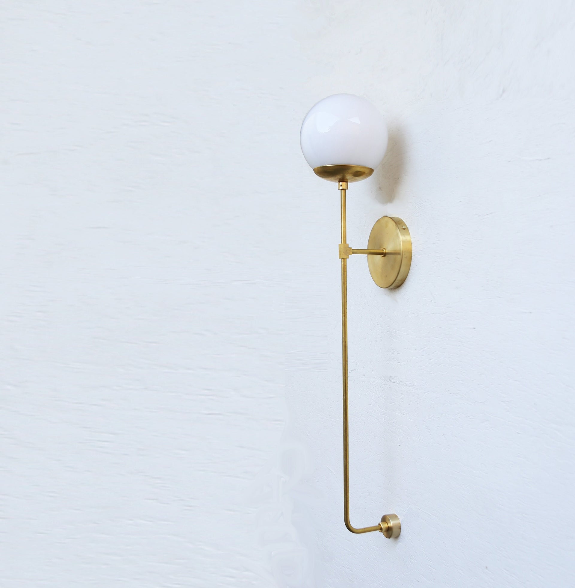 Wall Sconce  Light, Mid Century Brass Wall Sconce  light