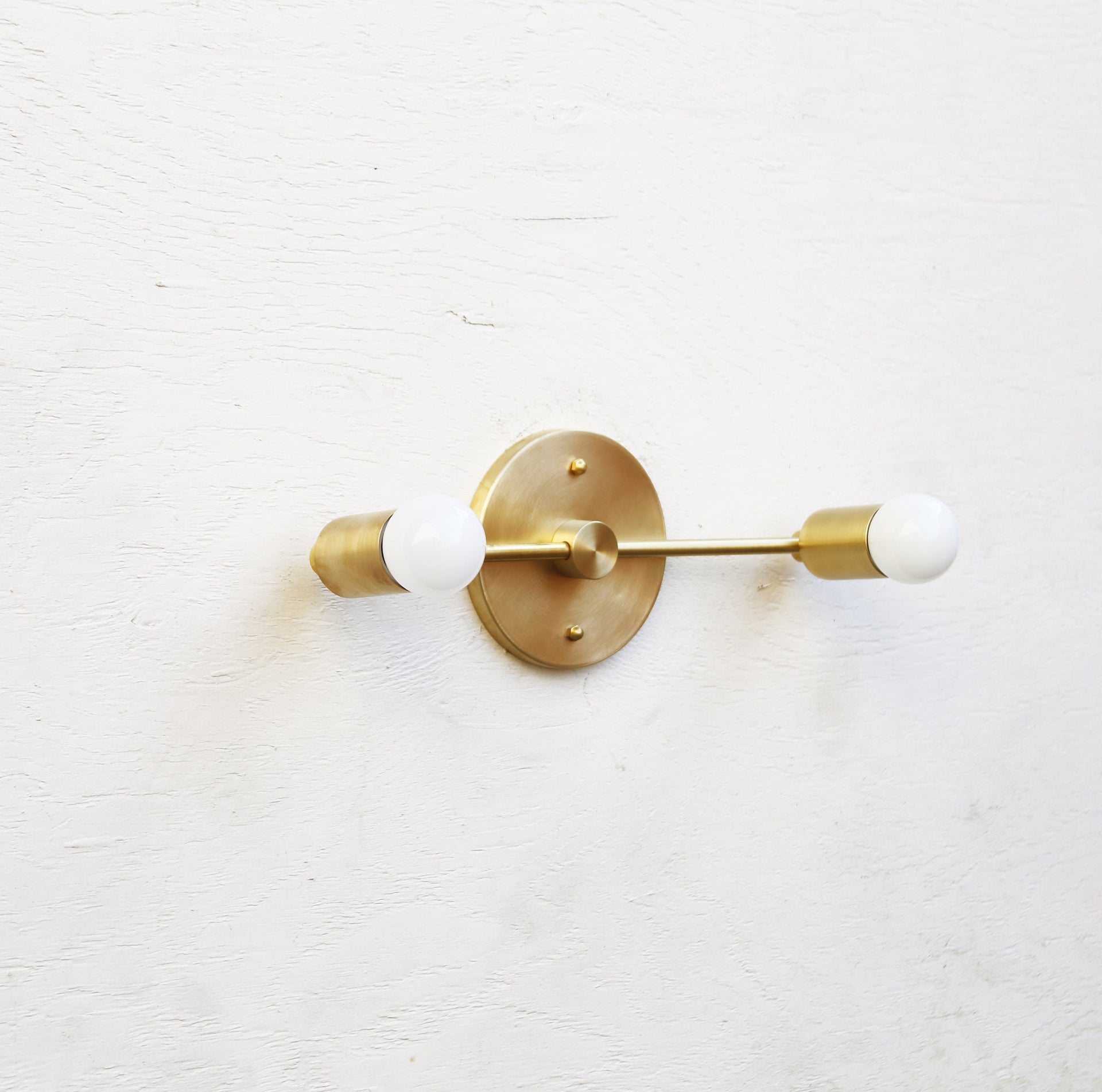 Bathroom Vanity, Vanity Fixture, Mid Century Brass Wall Sconce  light