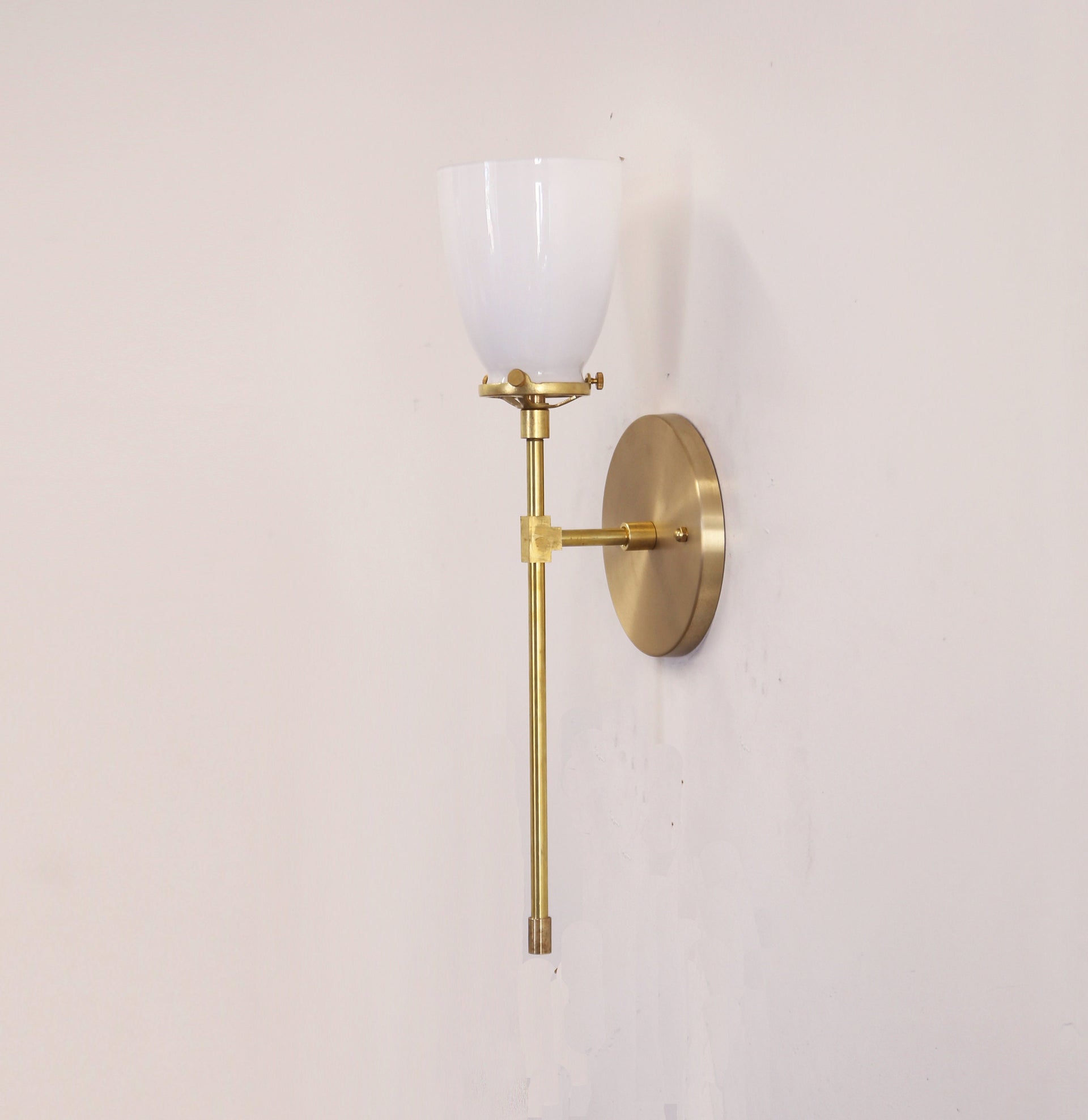 Brass Wall Sconce  light,   Mid Century brass wall sconce light,Modern brass light,Minimal Sconce Light