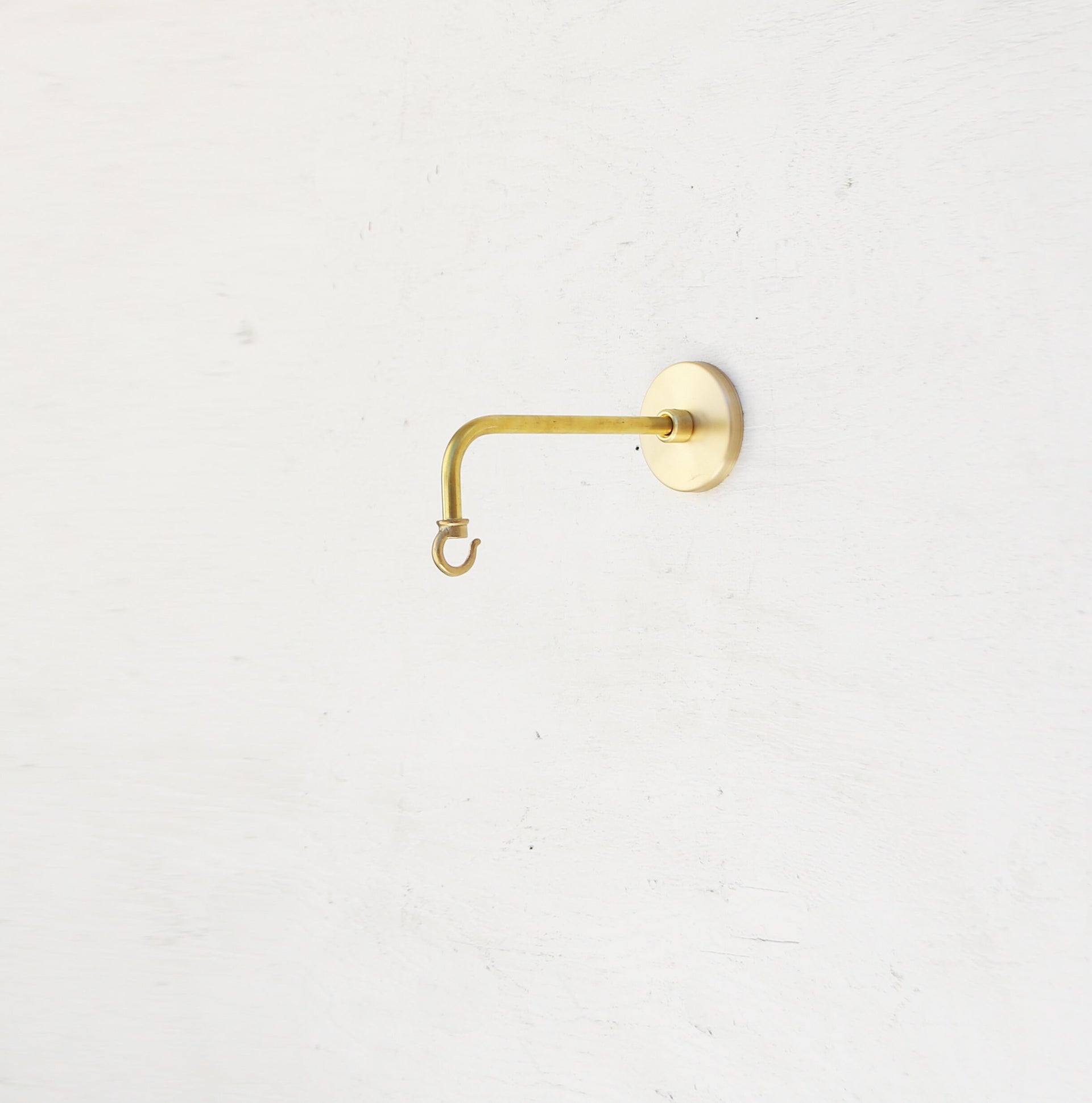 Solid brass planter hanger - Brass wall hanger - Brass wall hook - Brass planter hook - Brass hanging plant bracket hook, No.1505