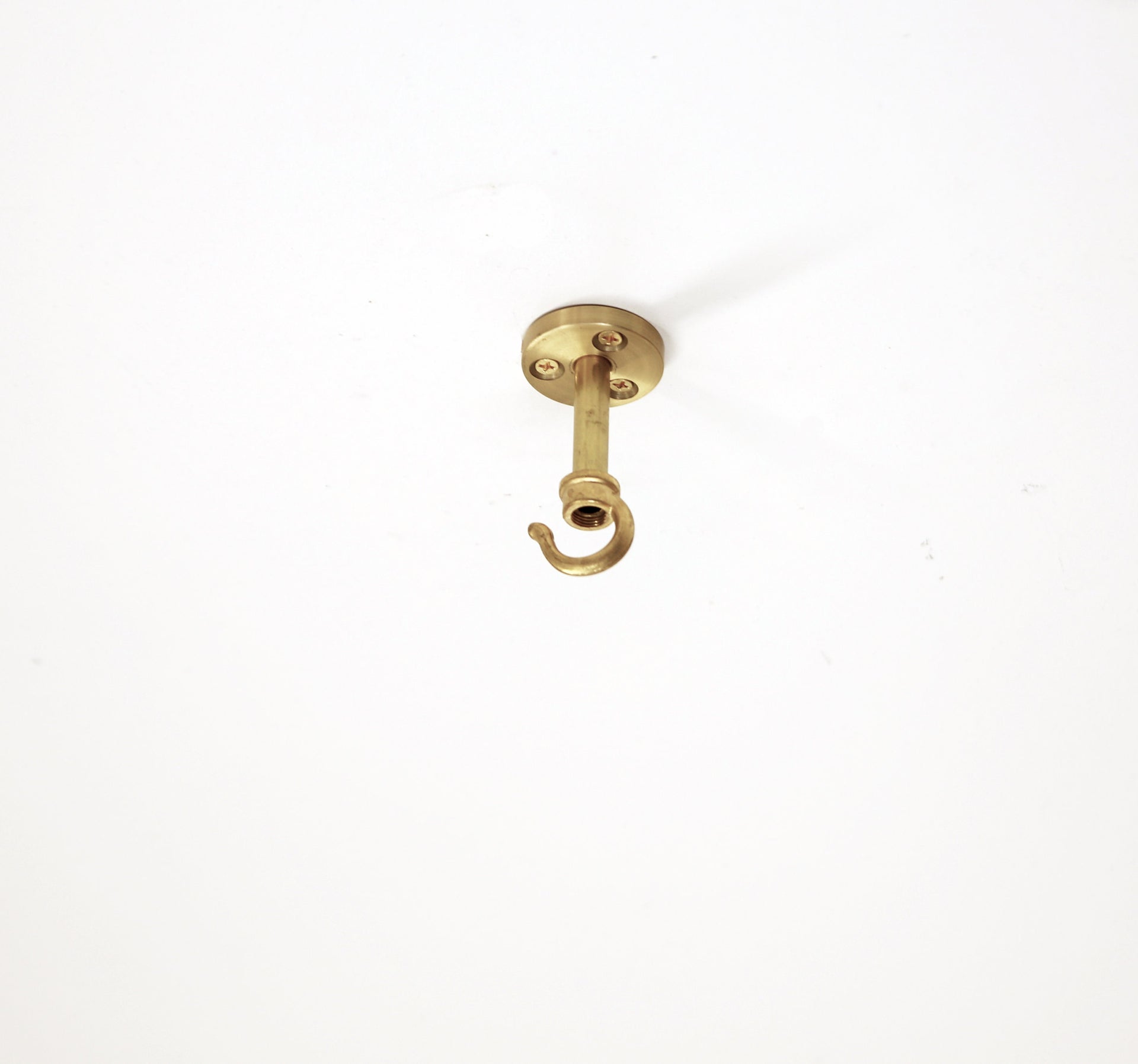 Brass Pendant Lighting  Hook, Industrial style ceiling lamp hooks, ceiling lighting hooks.