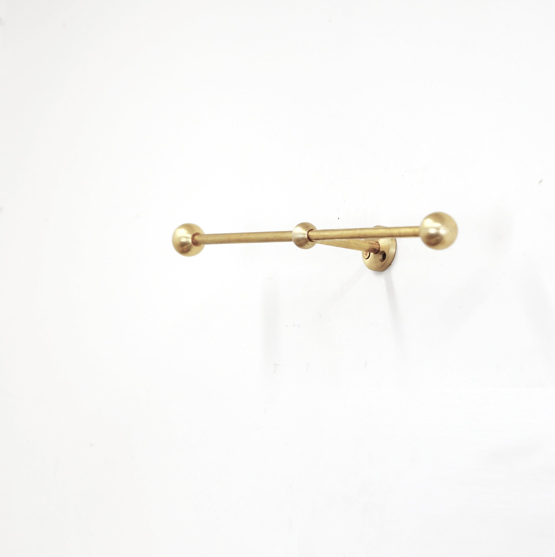Double Roll Brass Toilet Paper Holder, Solid Brass Toilet Paper Holder, No.1513