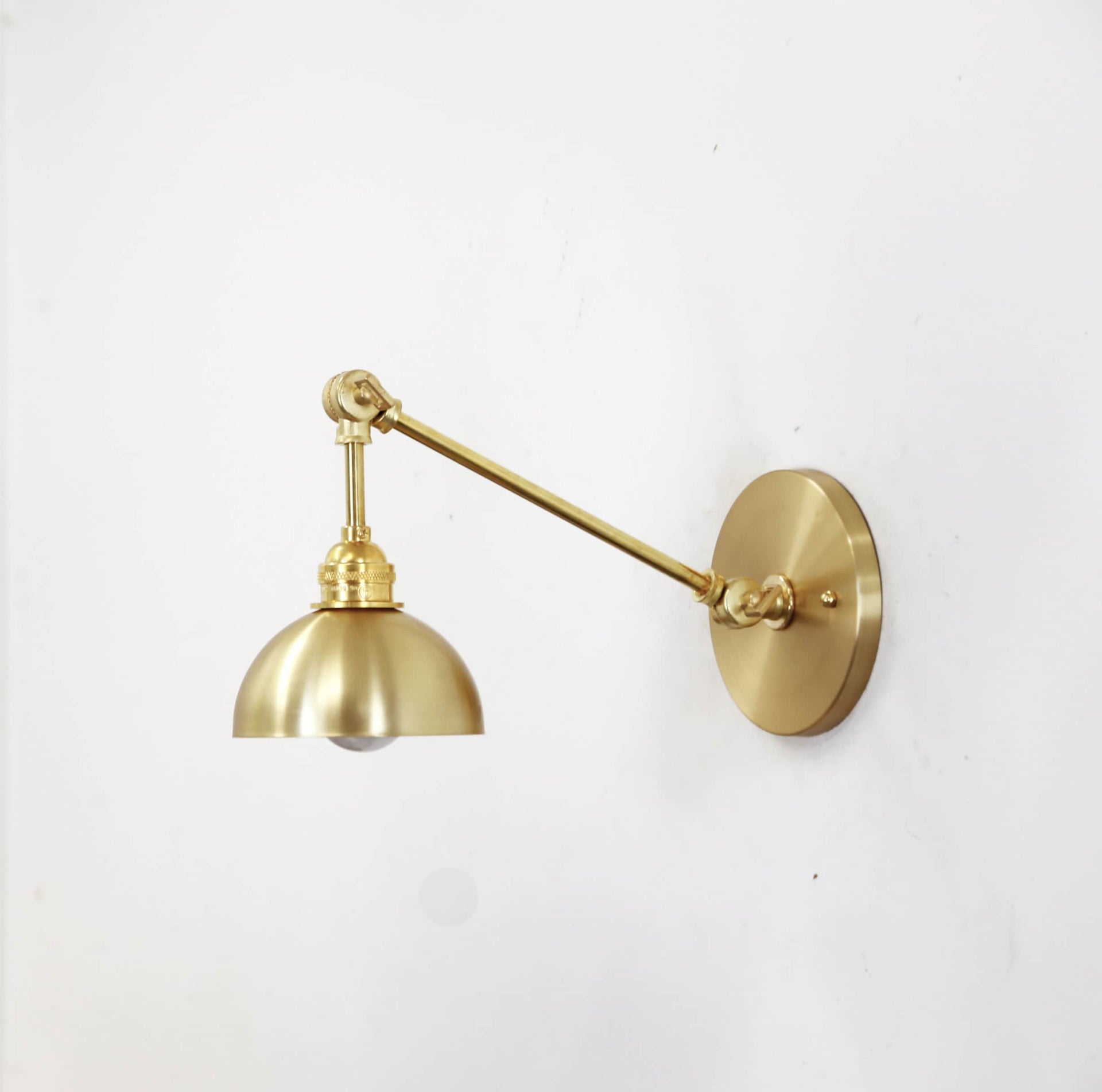 Industrial Style Solid Brass Adjustable Wall Sconce light, Solid Brass Wall Sconce  light, UL Listed,  No.0402
