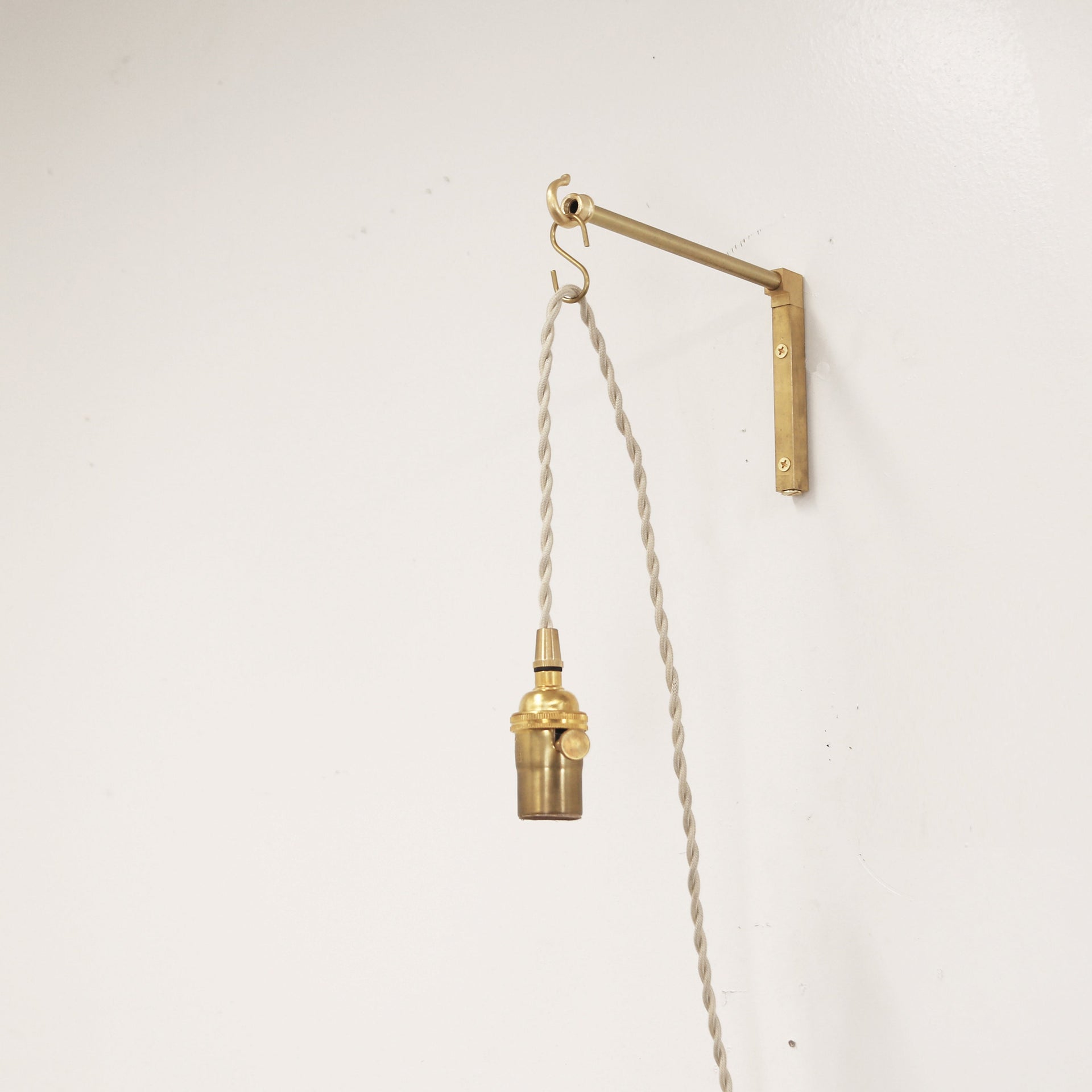 Brass Pendant Lighting Wall Rack, Industrial style Pendant Lighting Wall Rack No.0455