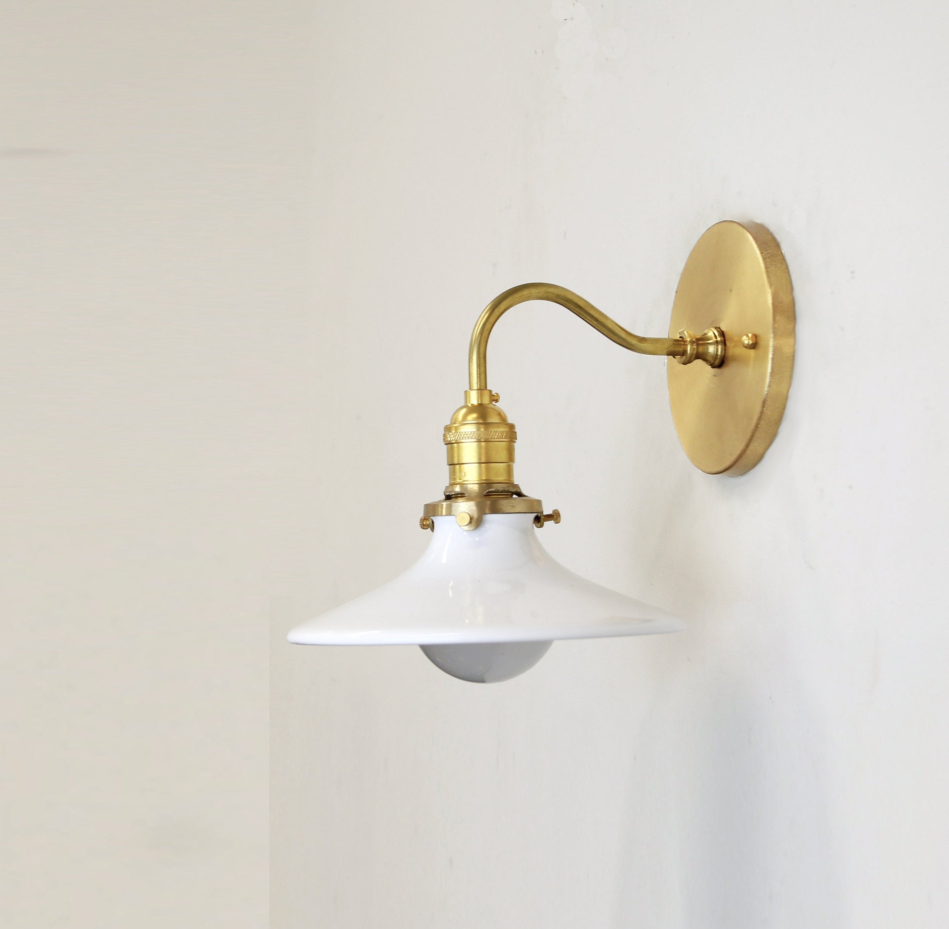 Wall Sconce  light, Modern brass light,  Mid Century brass wall sconce light, Minimal Sconce Light