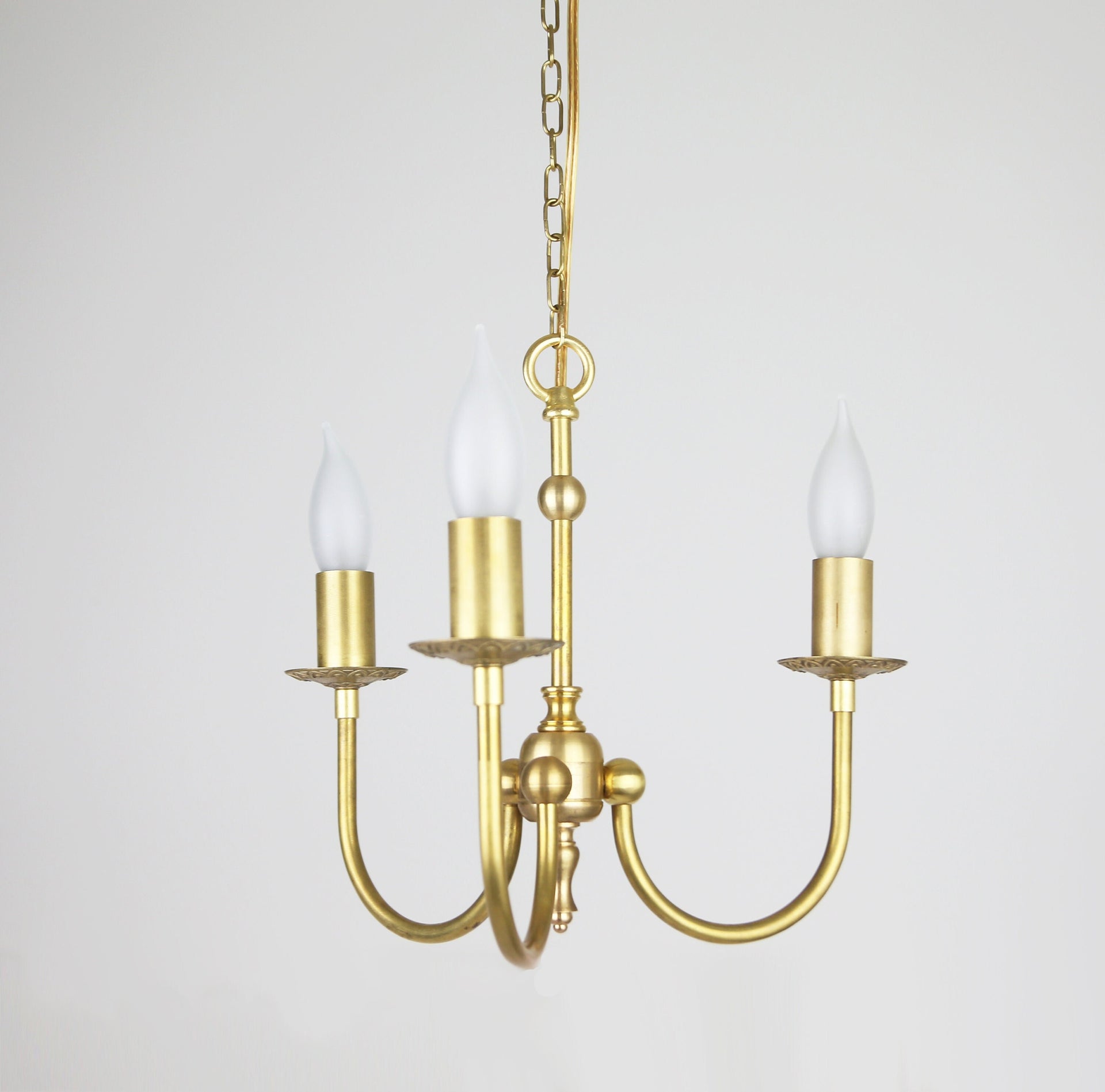 Brass Chandelier, Classic Chandelier, Brass Candelabra Chandelier