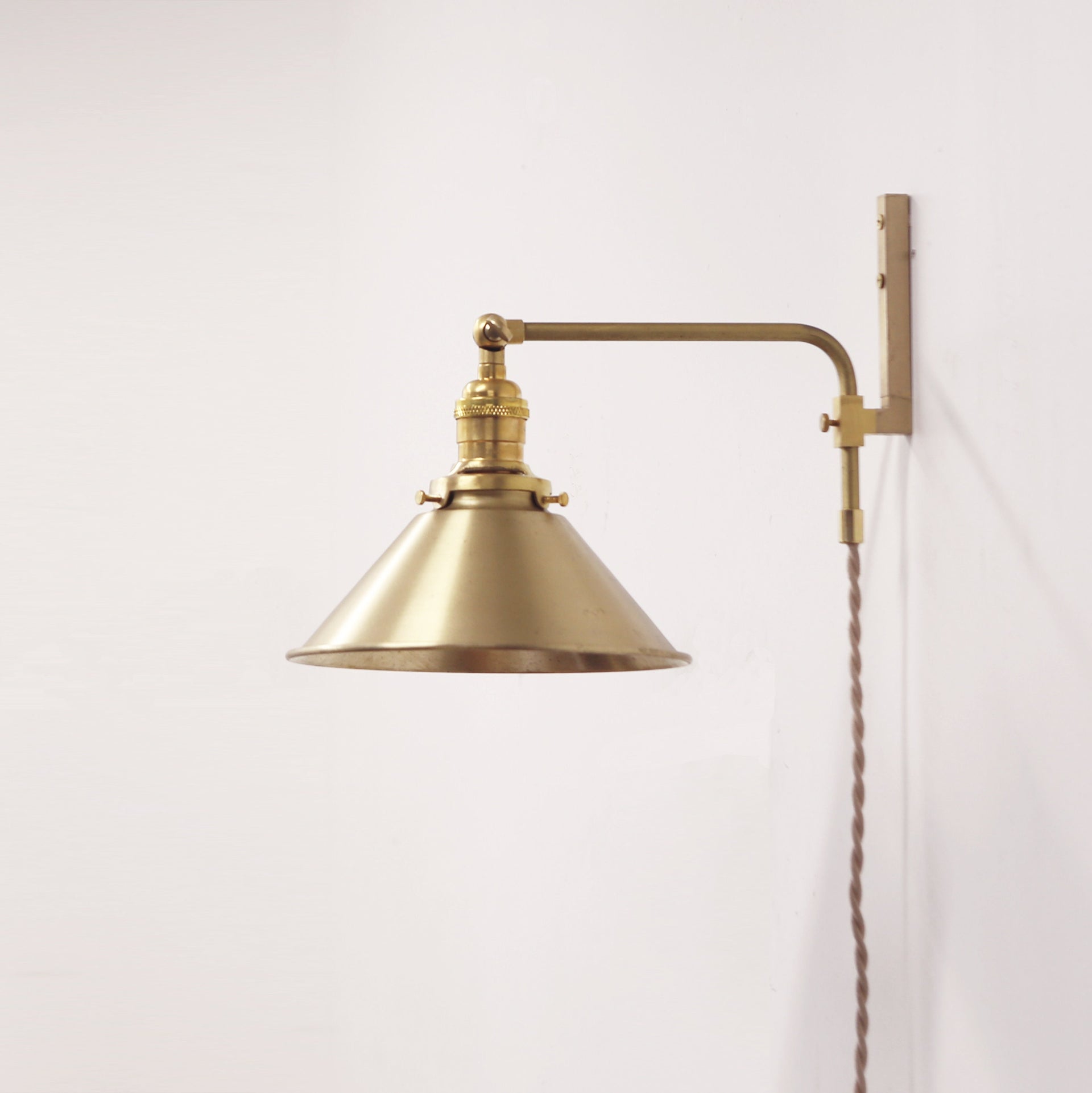 Plug-in  wall sconce Light, Adjustable Plug-in Wall Sconce Light, Swing Wall Sconce Light, Minimalist Wall Sconce Light