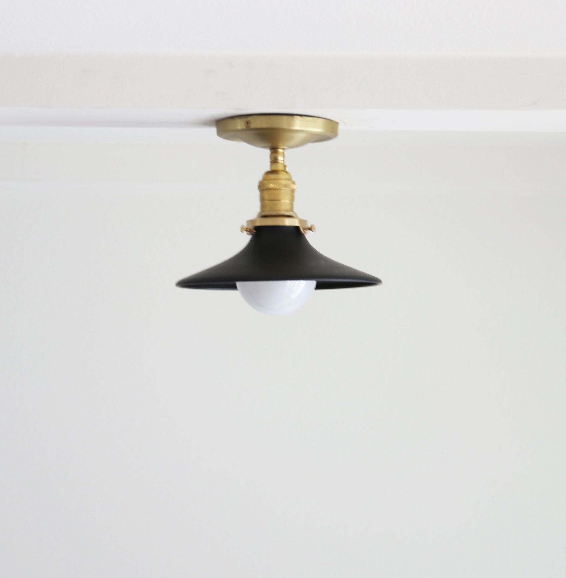 Industrial brass ceiling light , Brass ceiling light