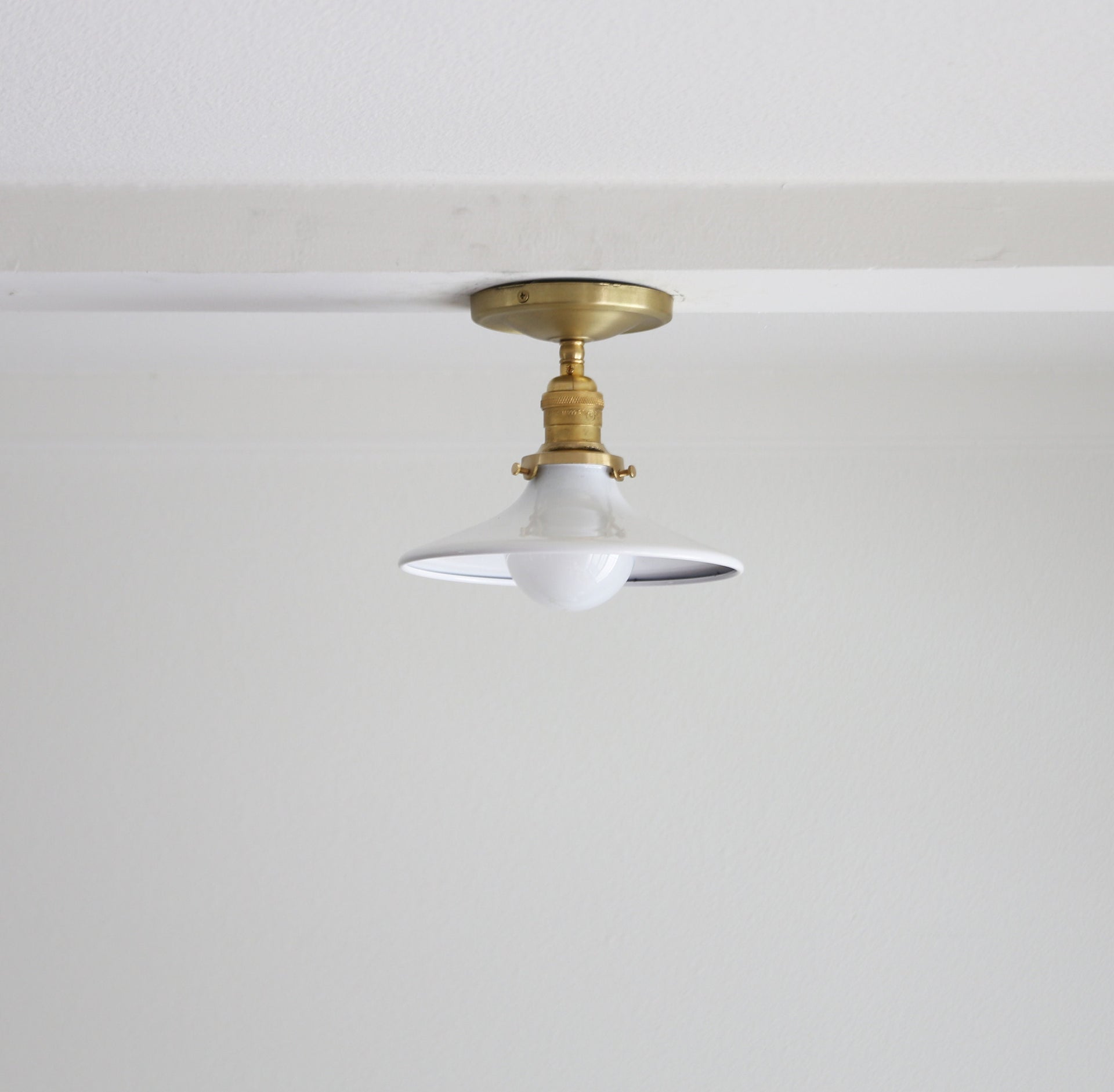 Industrial brass ceiling light , Brass ceiling light