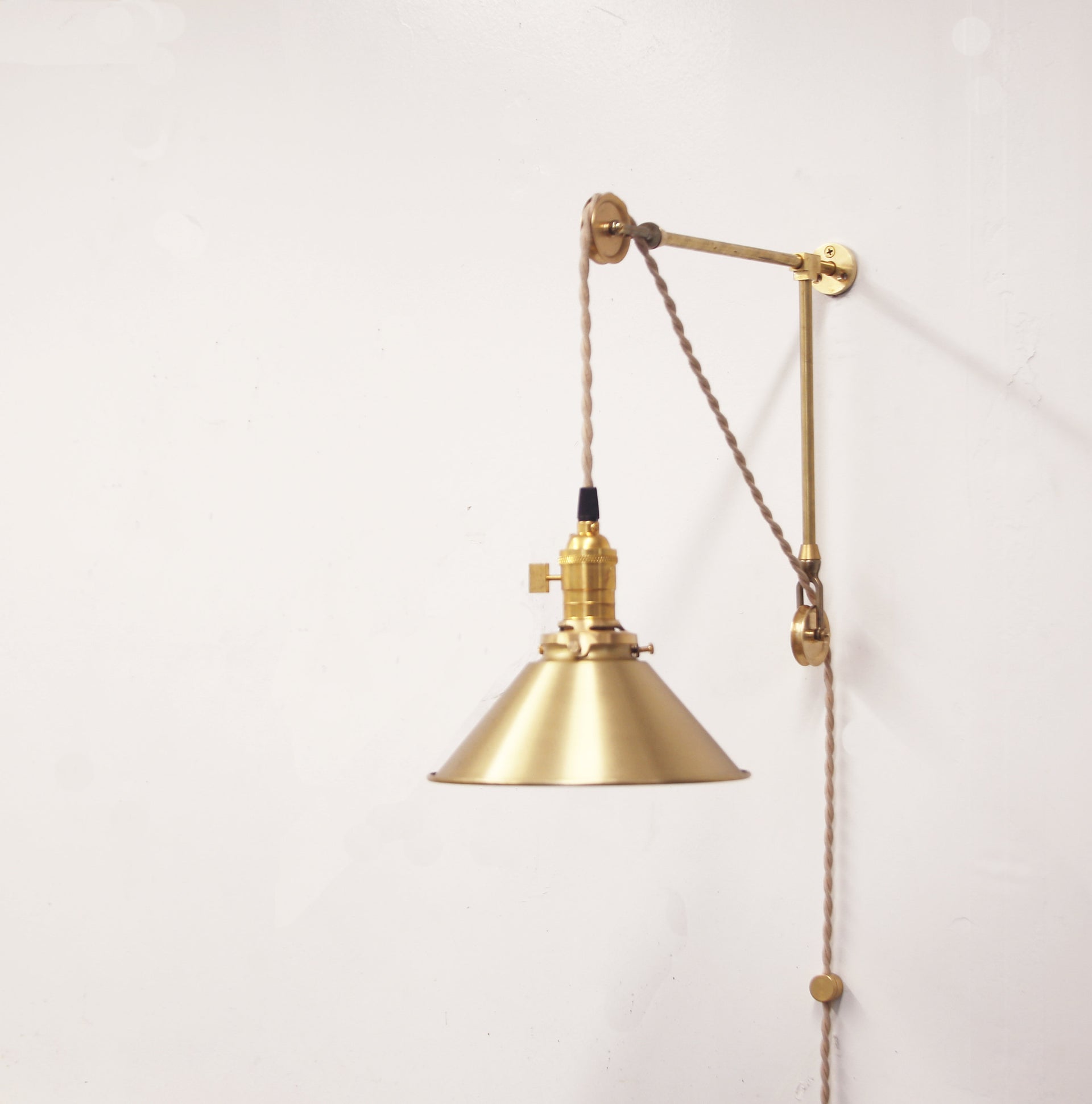 Industrial Pulley Light, Wall Mount Pulley light, Pulley Wall Sconce