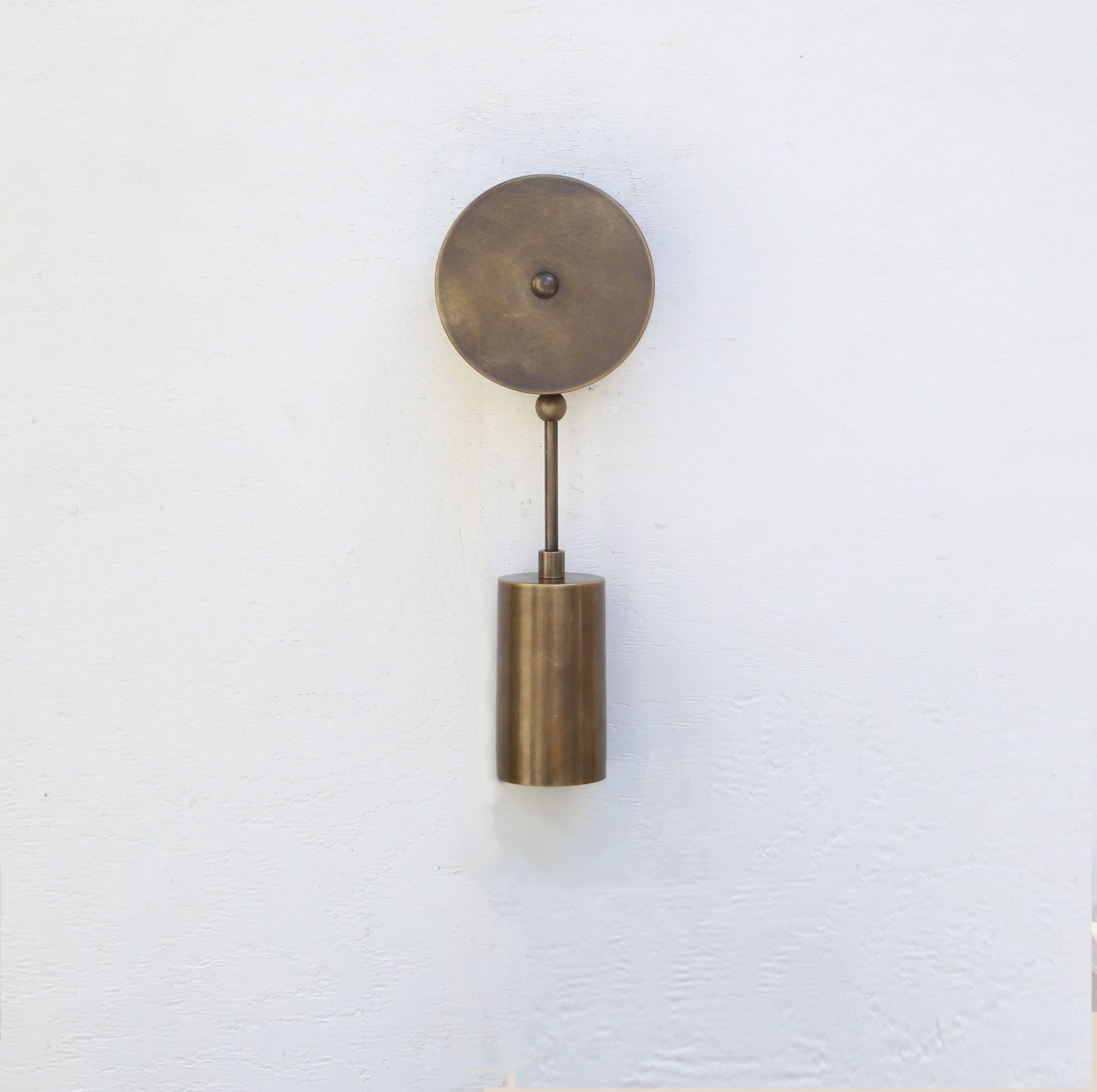 Aged Brass  Wall Sconce light - Brass Wall Sconce Light