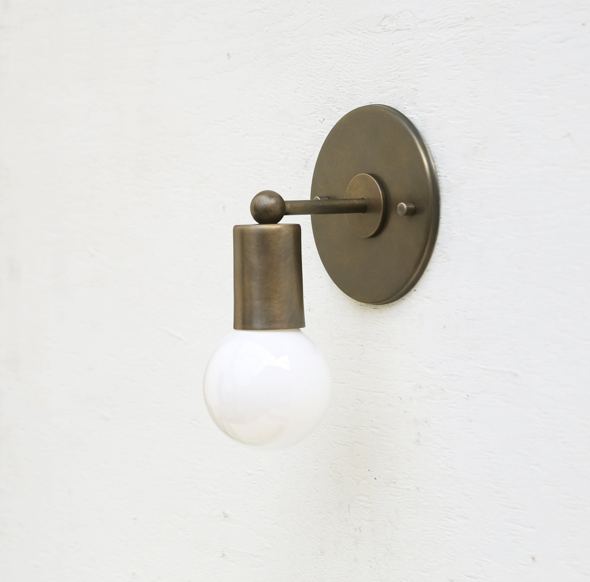 Minimal Brass Sconce Light, Brass Wall Sconce light , Modern brass light, Mid Century brass wall sconce light