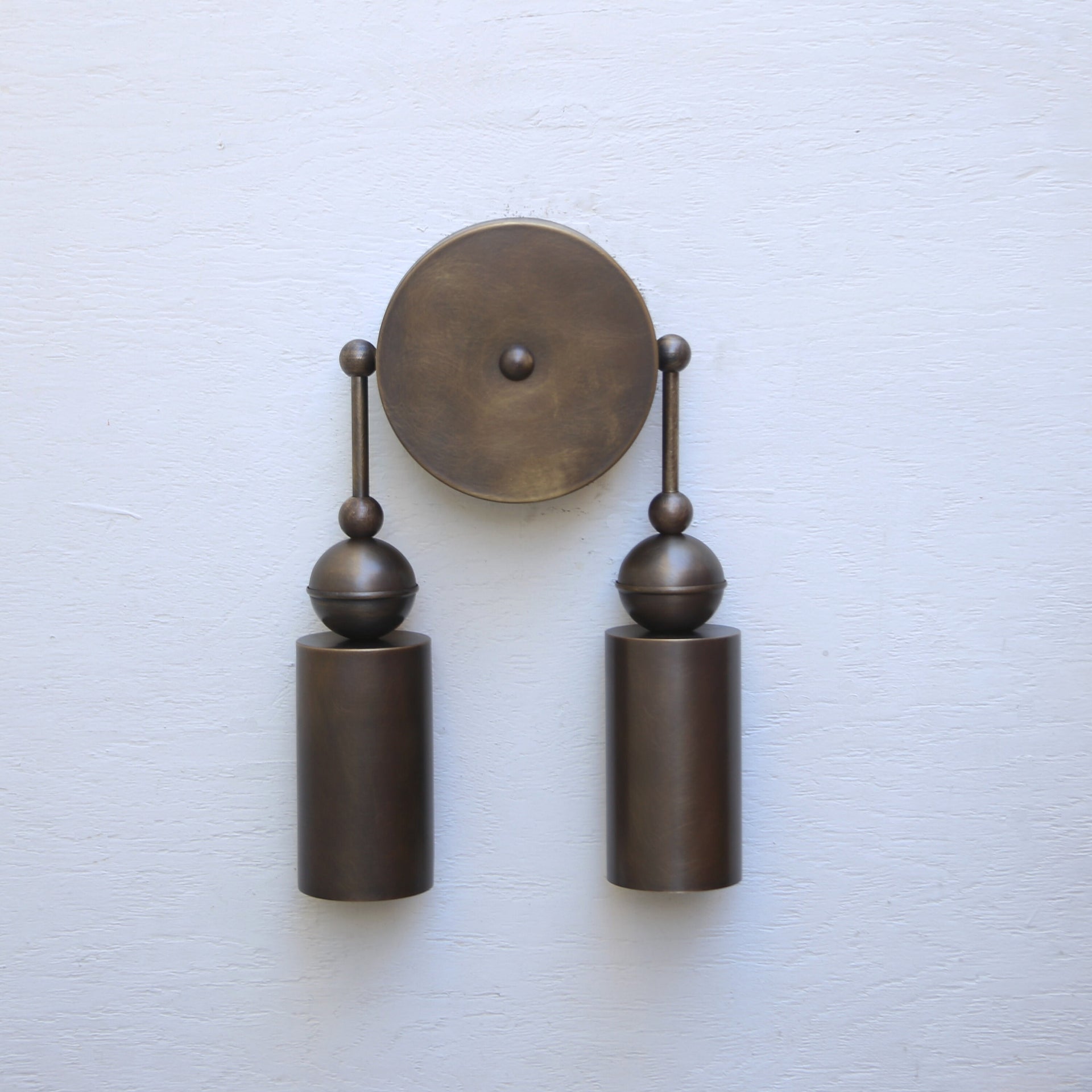 Aged Brass  Wall Sconce light - Brass Wall Sconce Light