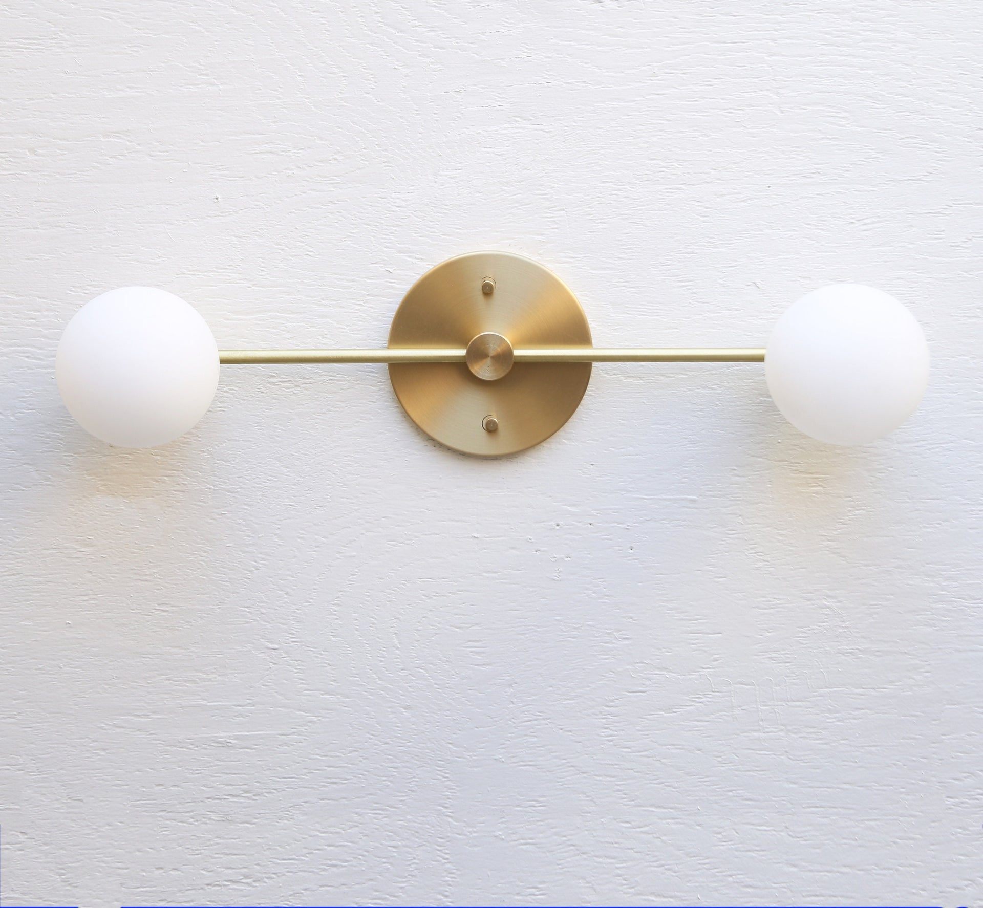 Bathroom Vanity, Vanity Fixture, Mid Century Brass Wall Sconce  light