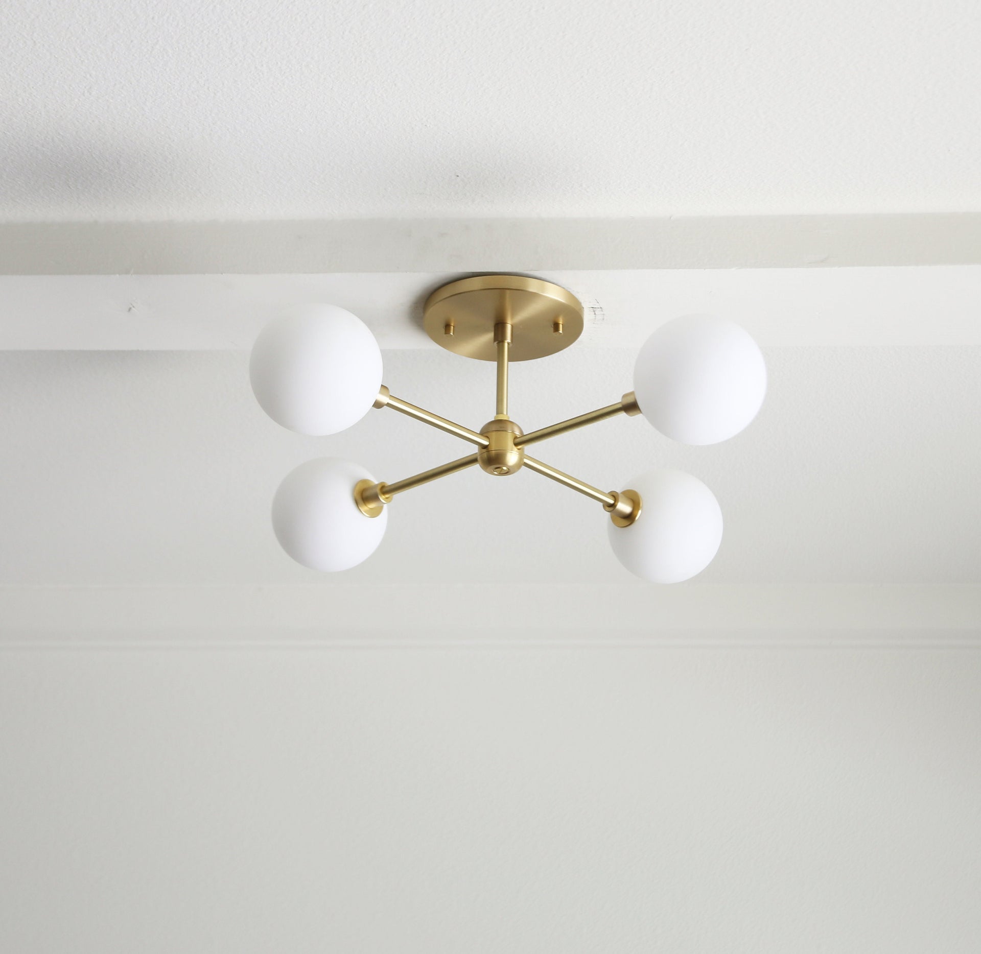 Brass Chandelier, Modern Brass Sputnik Chandelier, Mid-century Modern Sputnik, UL Listed No.0133