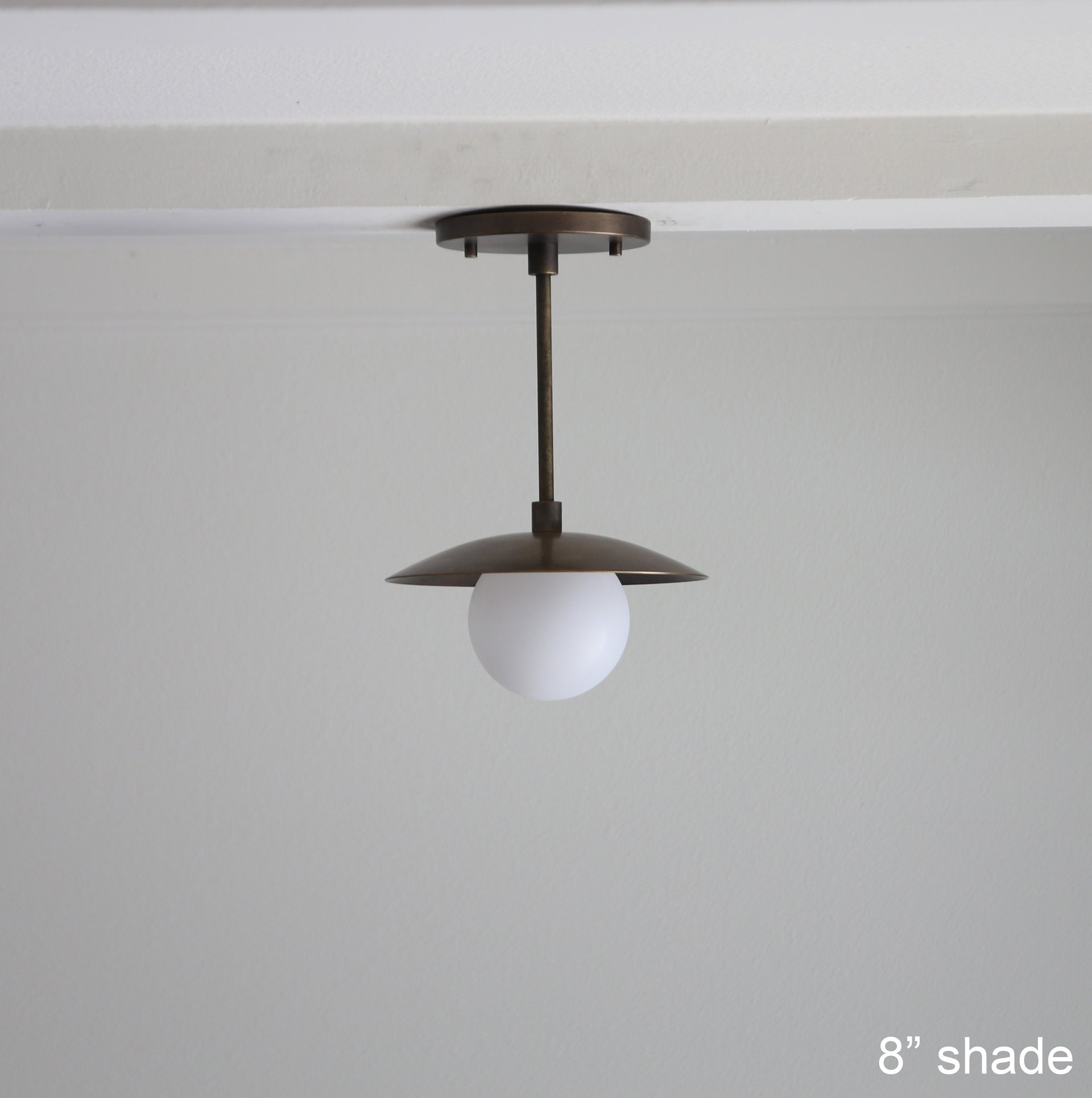 Ceiling light, Modern ceiling light, Aged brass ceiling light