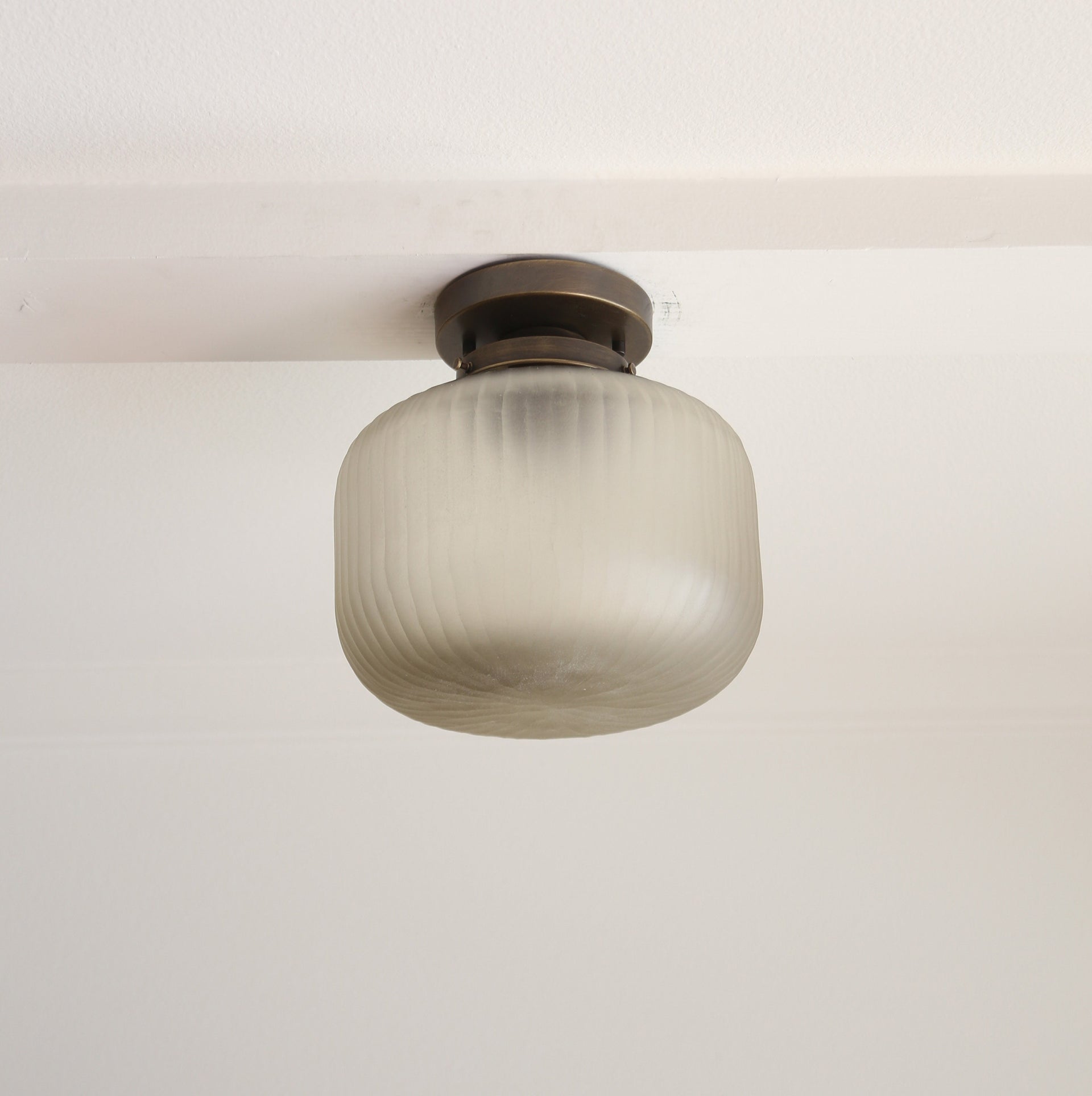 Flush Mount Ceiling Light with glass-cutting shade, Modern  Lighting Fixtures - Modern Brass Light Fixtures-UL Listed, No.0362