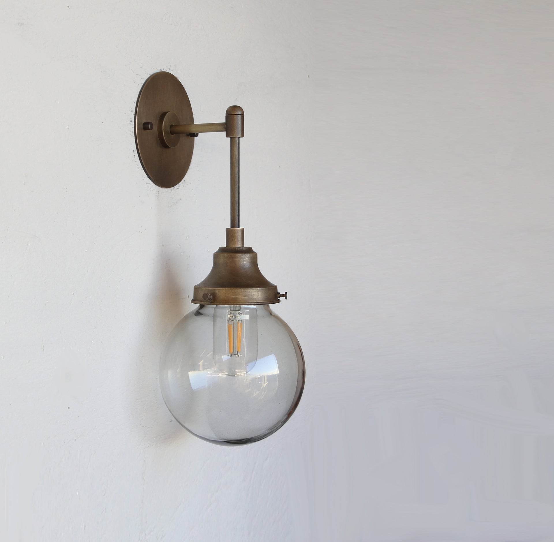 Wall Sconce  Light, Mid Century Brass Wall Sconce  light