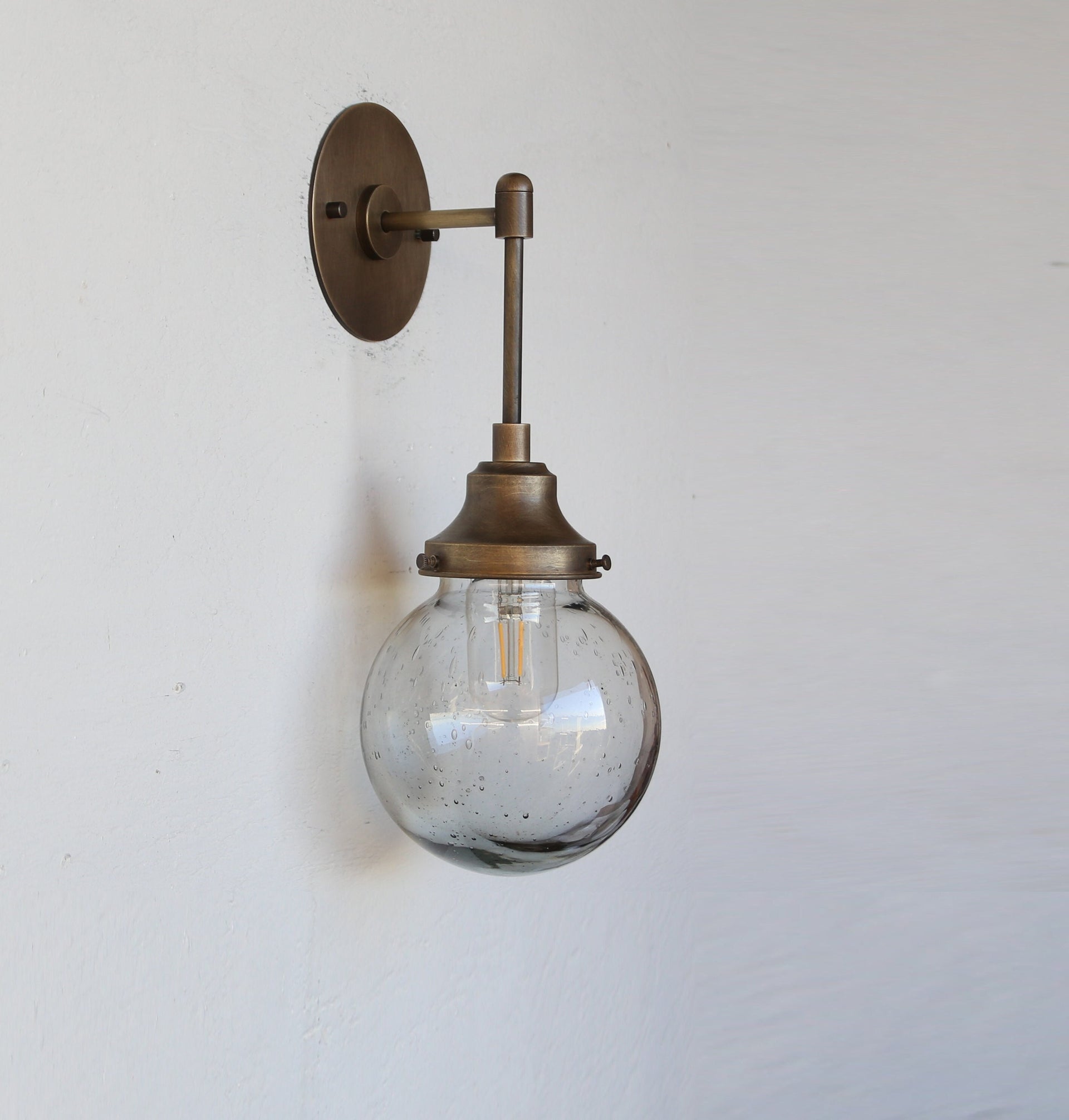 Wall Sconce  Light, Mid Century Brass Wall Sconce  light