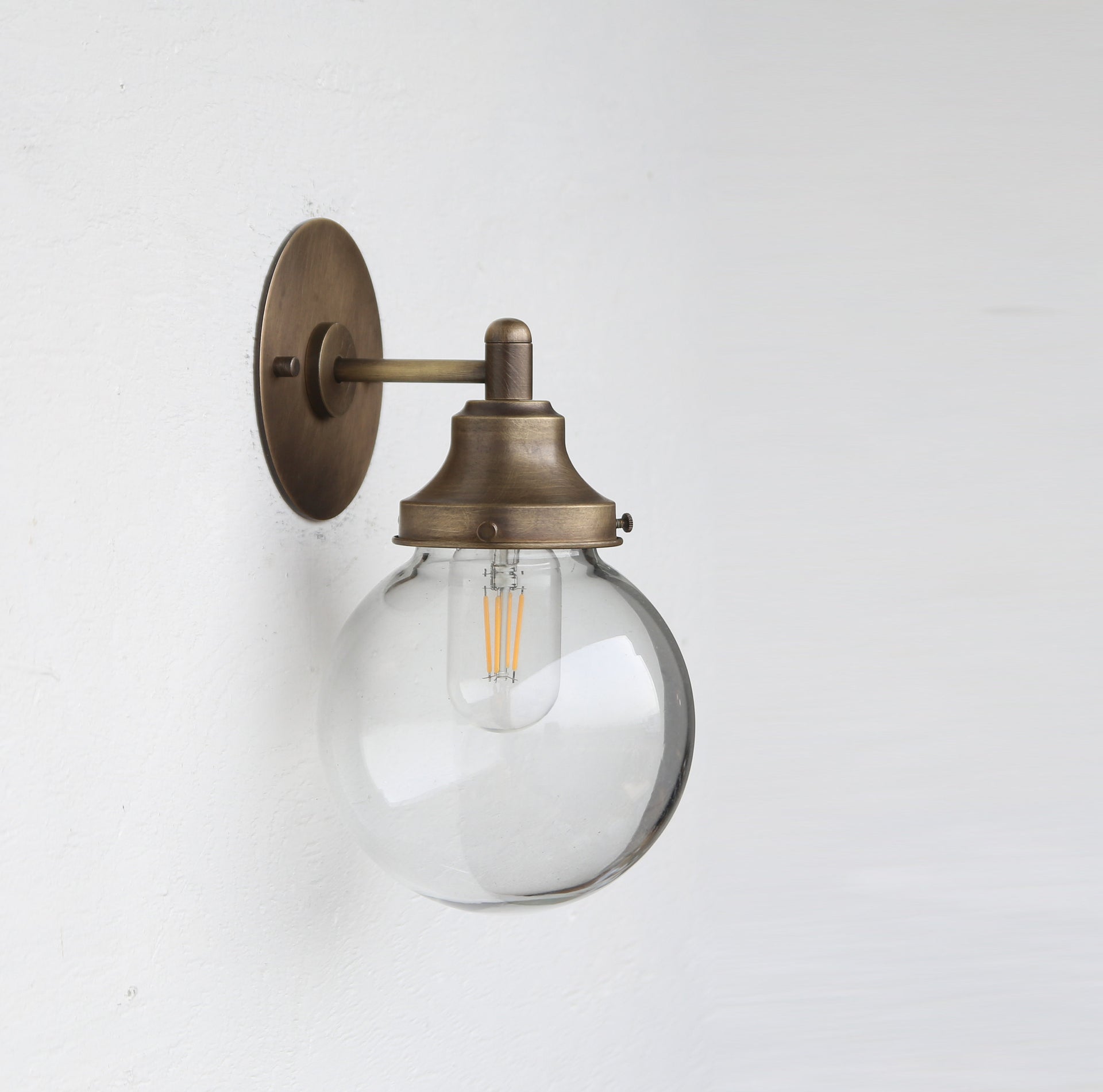 Wall Sconce  Light, Mid Century Brass Wall Sconce  light