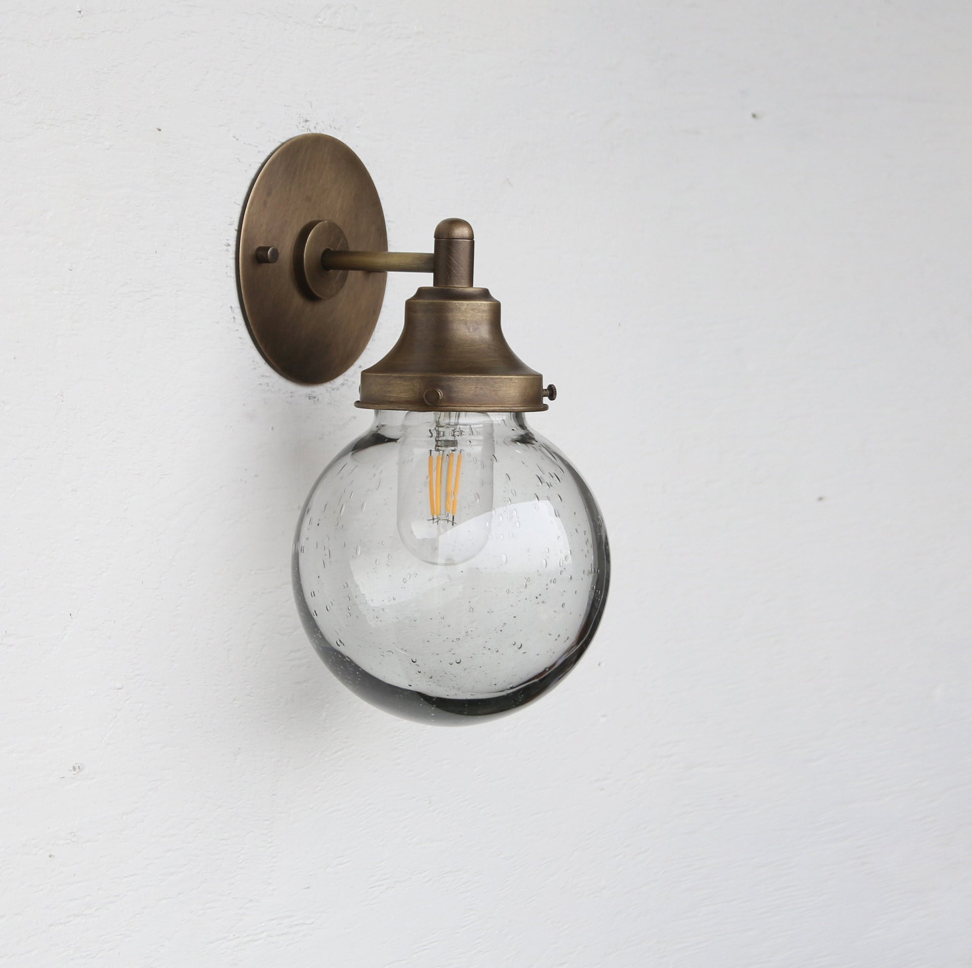 Wall Sconce  Light, Mid Century Brass Wall Sconce  light