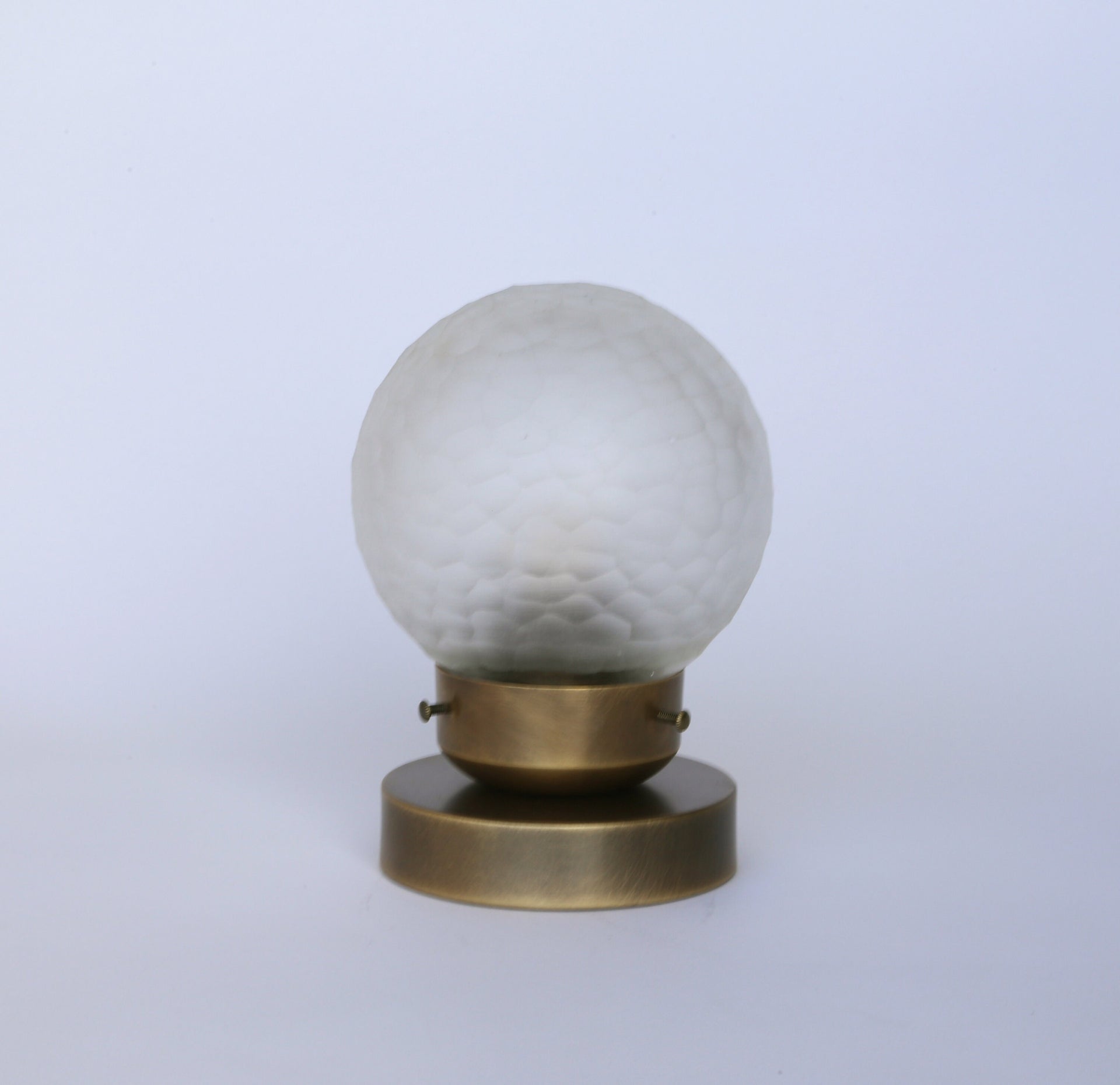 Glass globe Table Lamp, Brass Table Lamp, Bedside lamp,