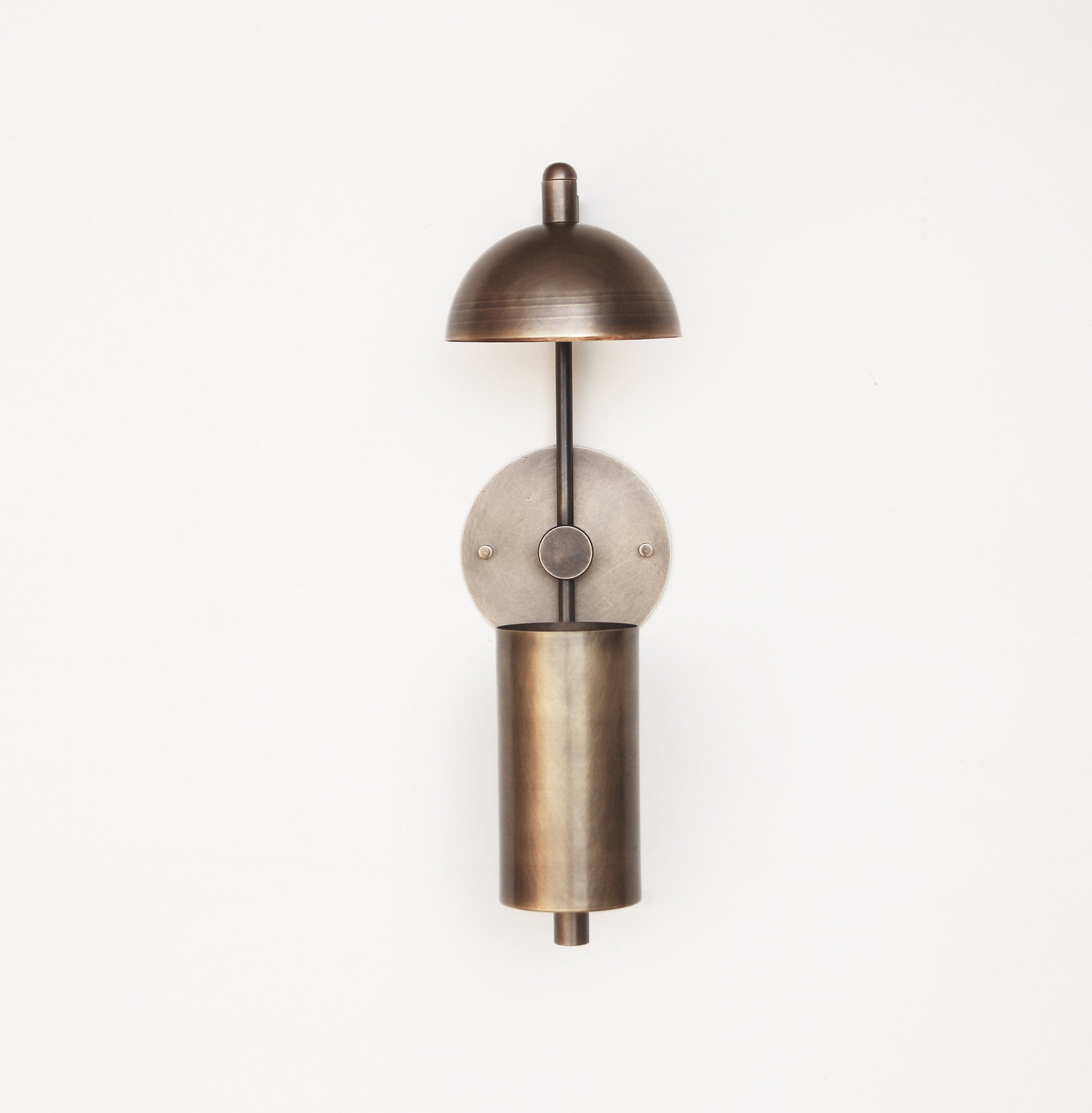 Aged Brass Wall Sconce light - Casting Brass Wall Sconce Light - Minimal Sconce Light, UL Listed No.0346