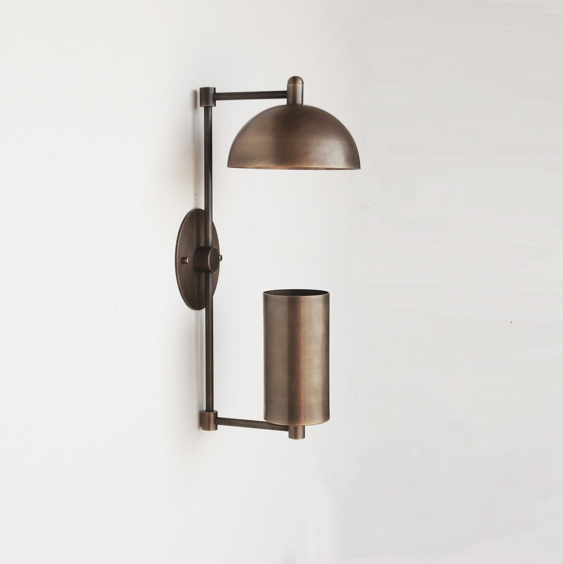 Aged Brass  Wall Sconce light - Casting Brass Wall Sconce Light- Minimal Sconce Light