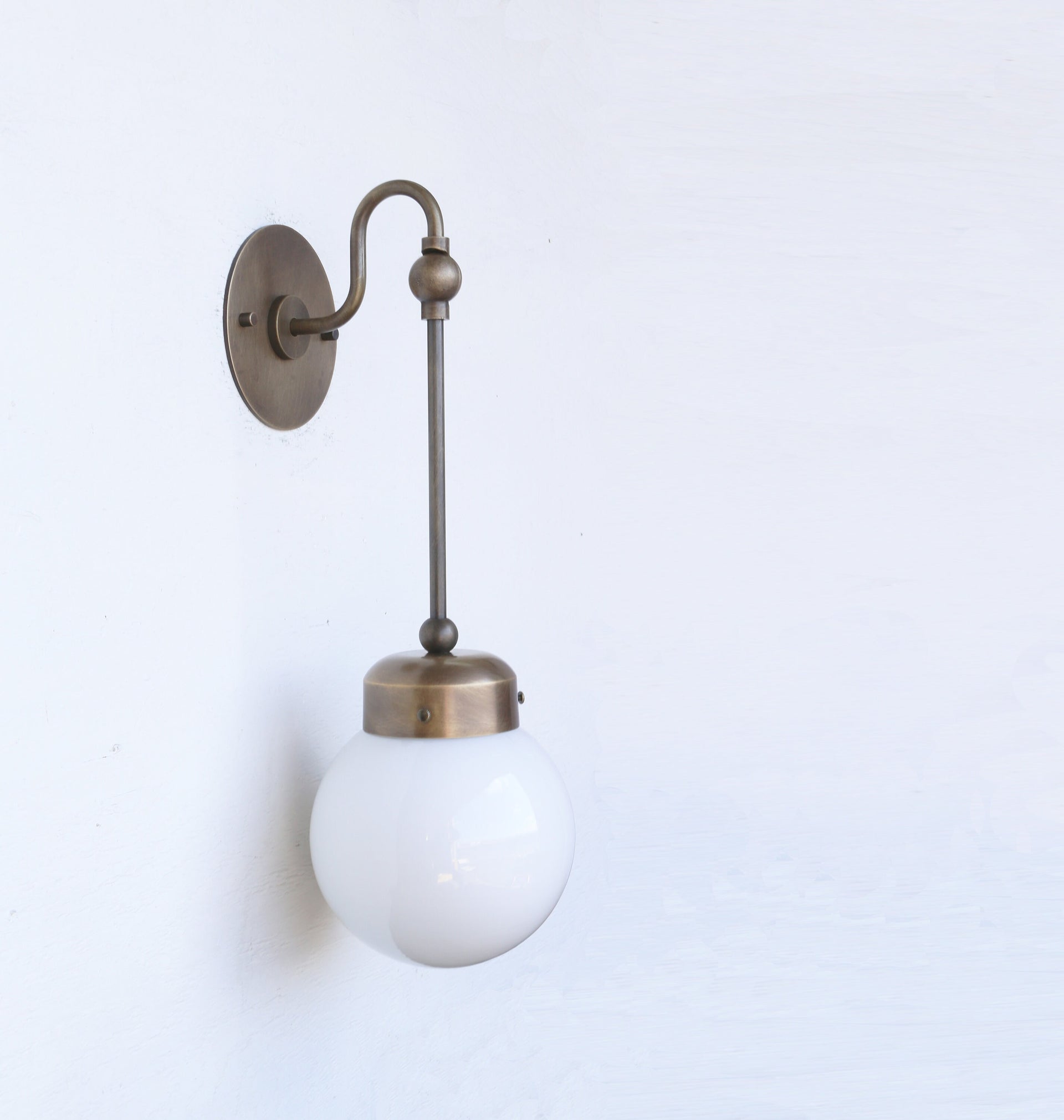 Wall Sconce  Light, Mid Century Brass Wall Sconce  light