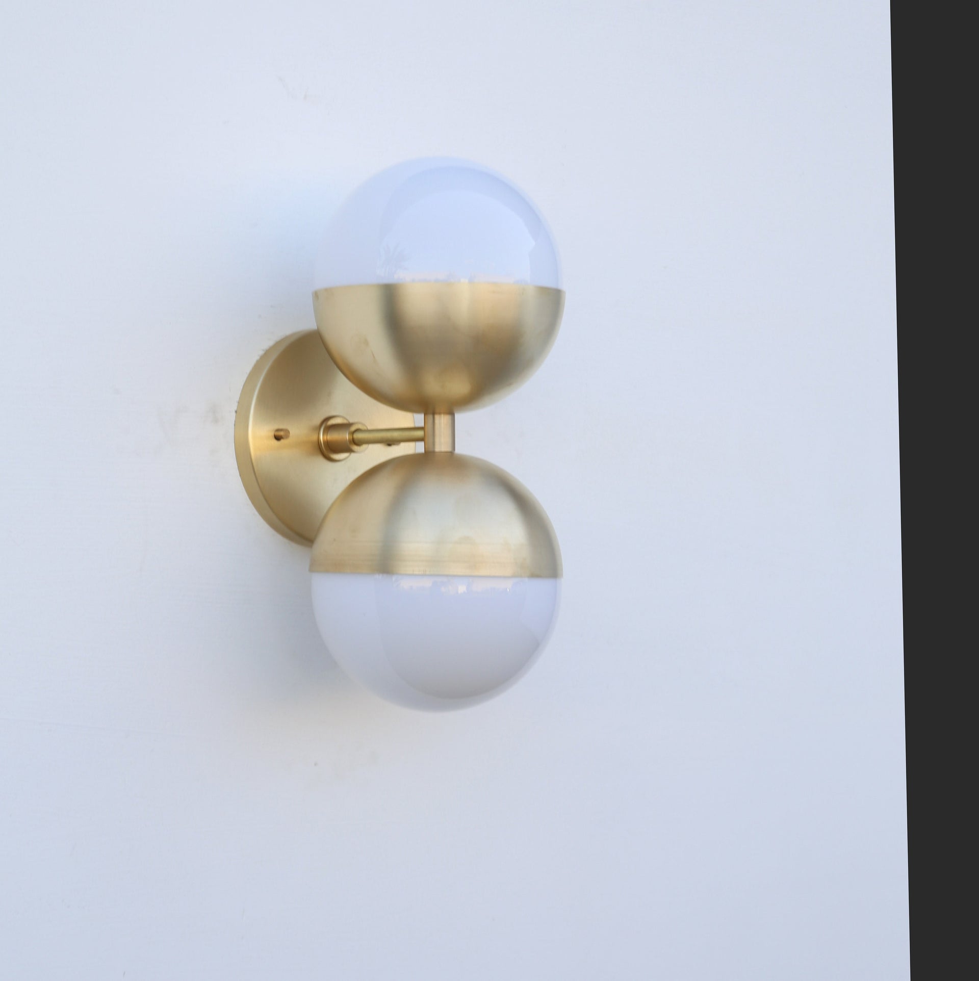 Vanity Light, Wall Sconce  Light, Mid Century Brass Wall Sconce  light