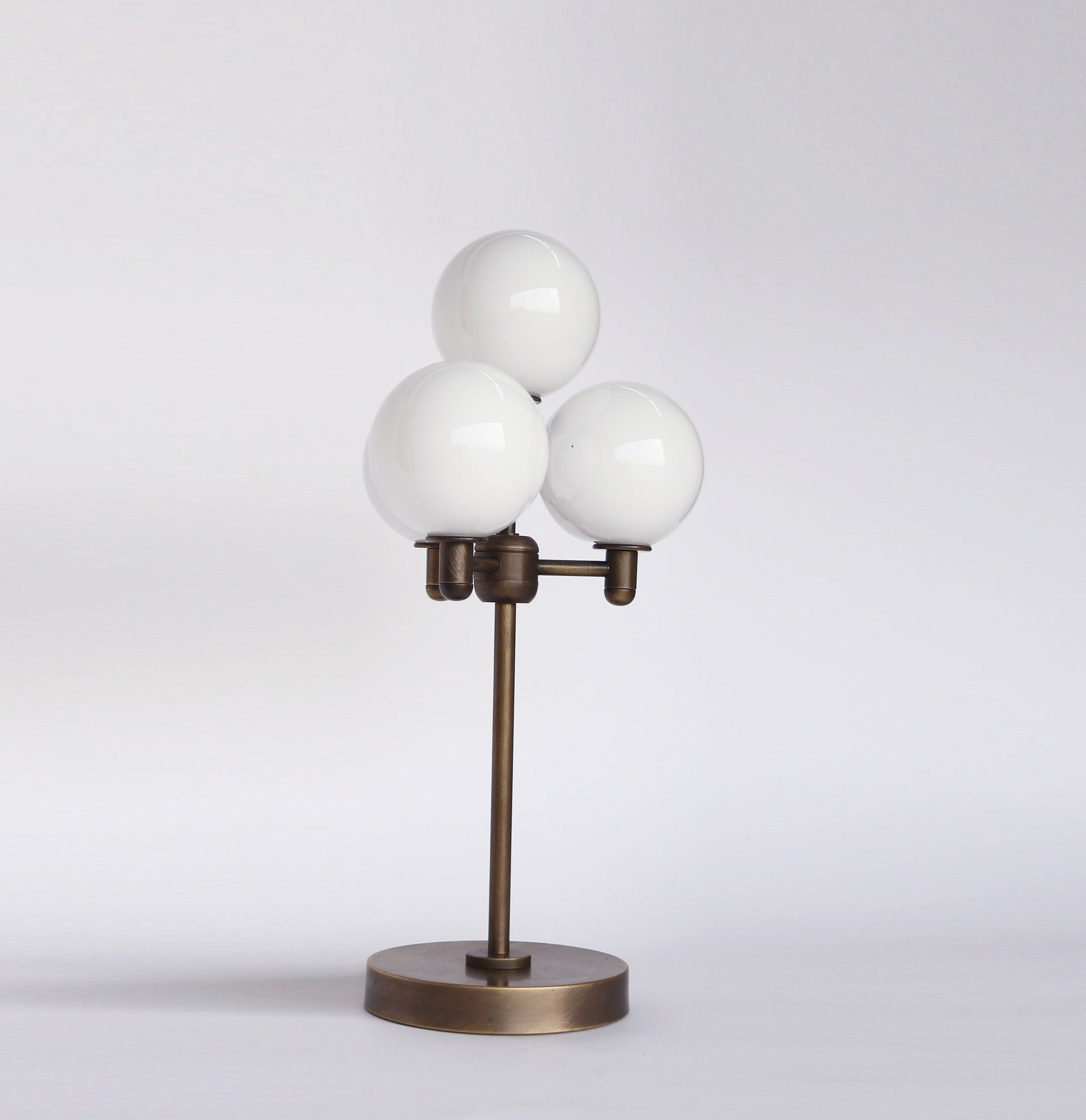 Globe Table Lamp, Brass Table Lamp, Bedside lamp,