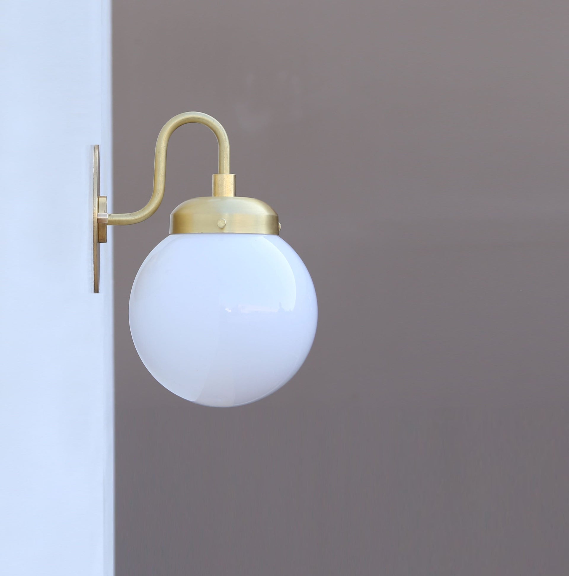 Vanity Light, Wall Sconce  Light, Mid Century Brass Wall Sconce  light