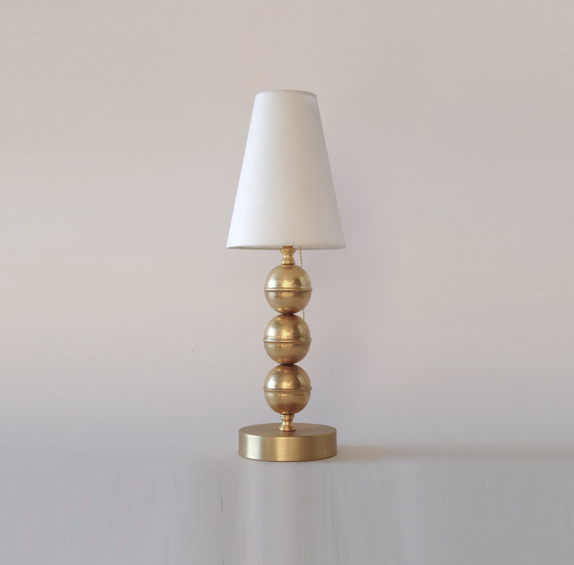 Globe Table Lamp, Brass Table Lamp, Bedside lamp,