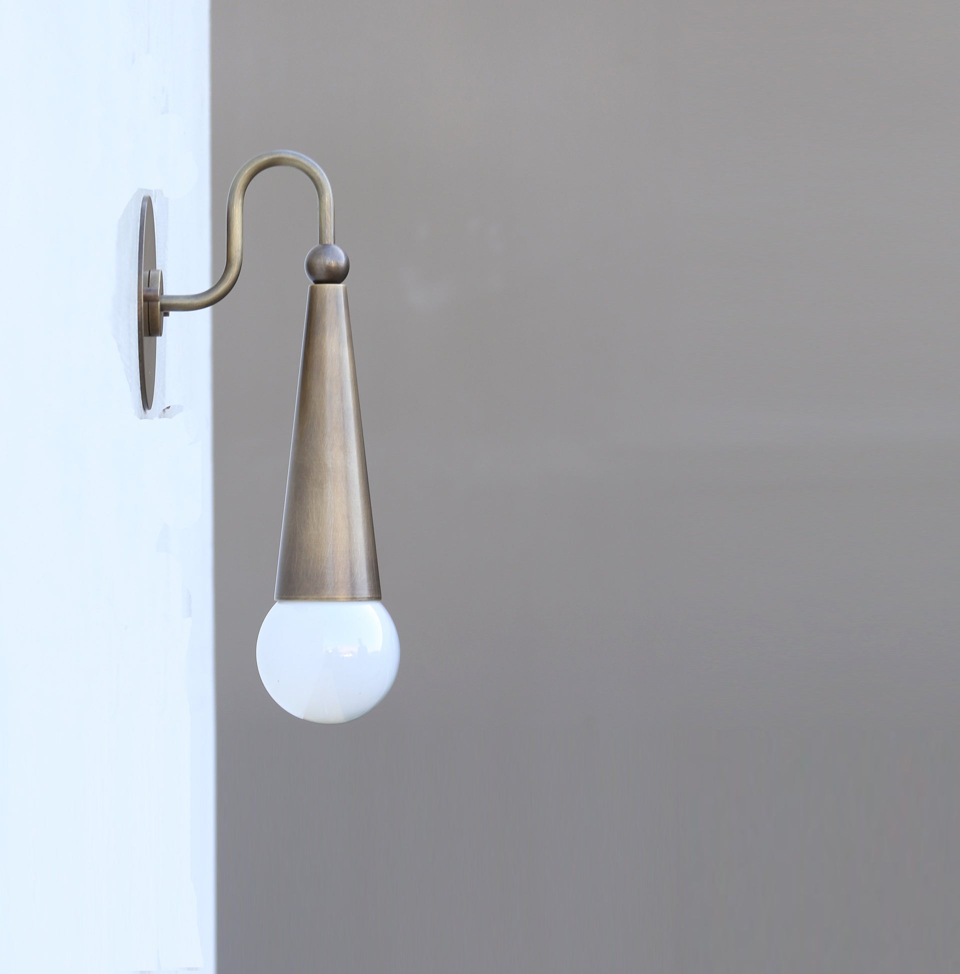 Brass  Wall Sconce light - Minimal Sconce Light