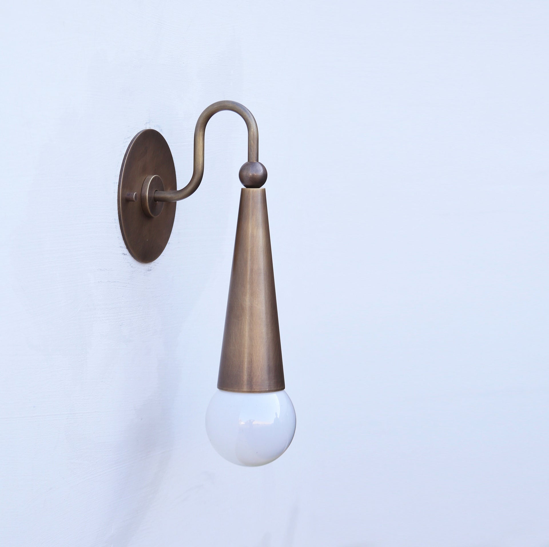Brass  Wall Sconce light - Minimal Sconce Light