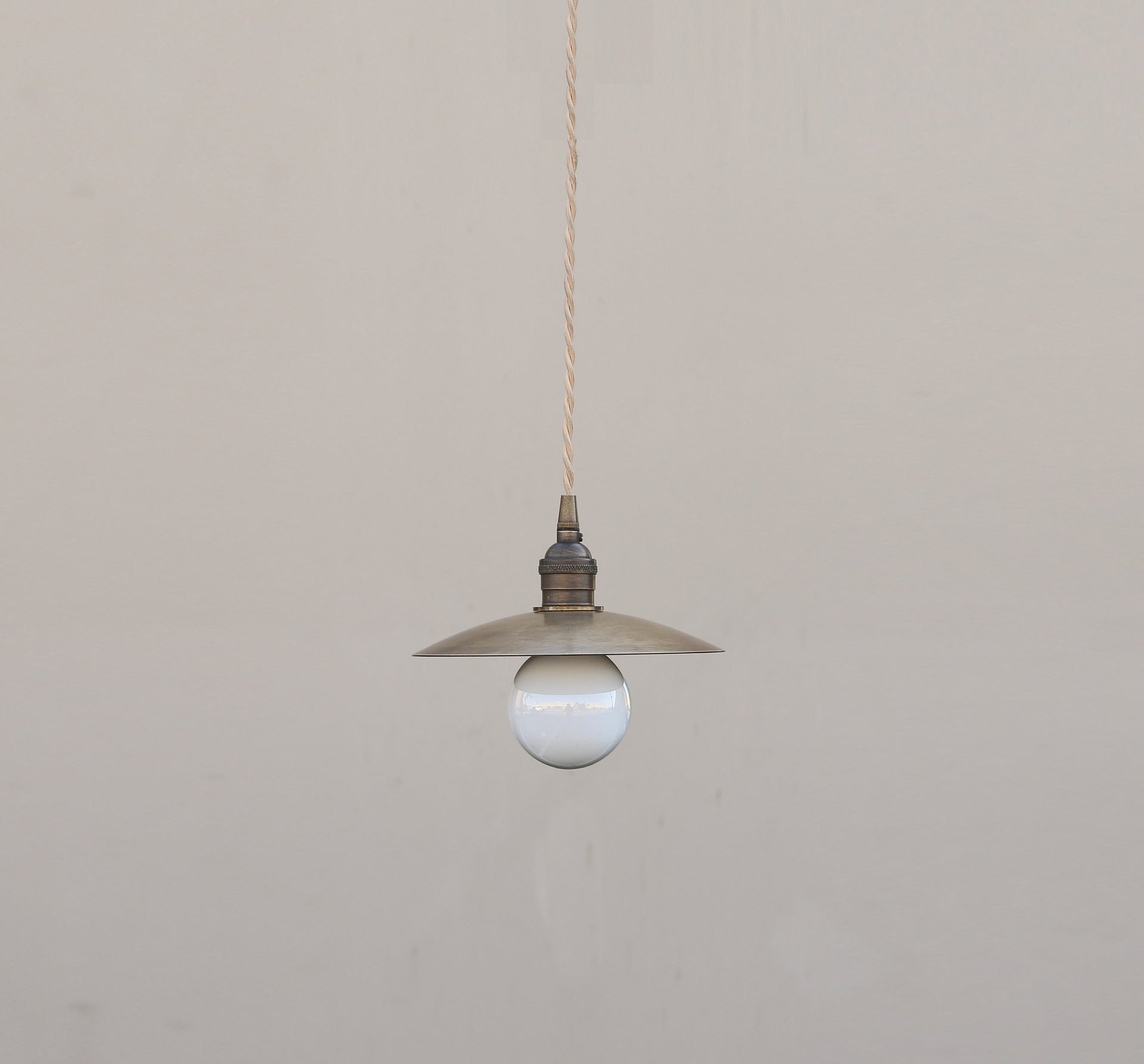 Brass Pendant light - Kitchen Island light with 16" brass shade, UL Listed No.0029