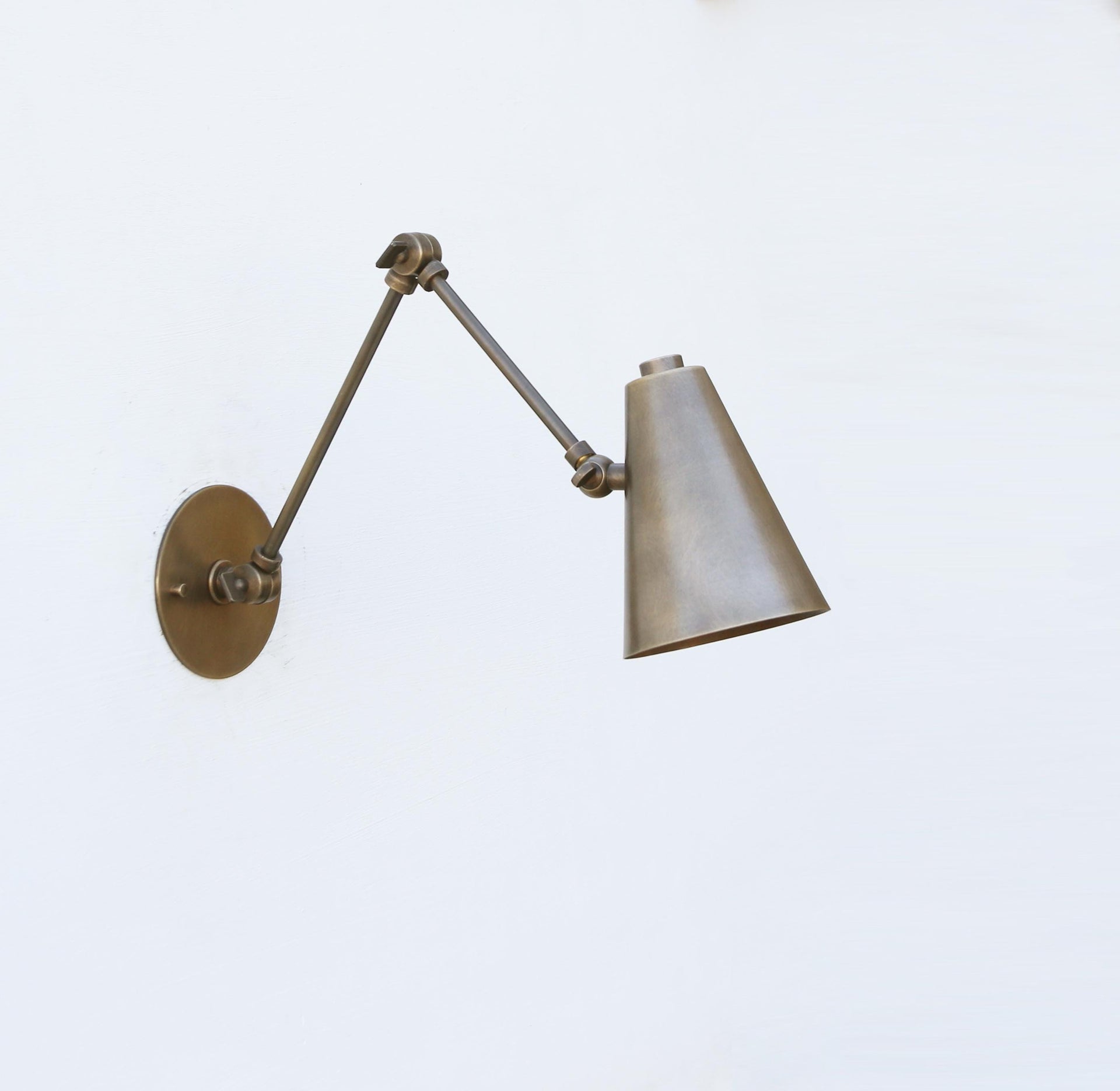 Brass  Adjustable Wall Sconce  light, Solid Brass Swivel Wall Sconce  light