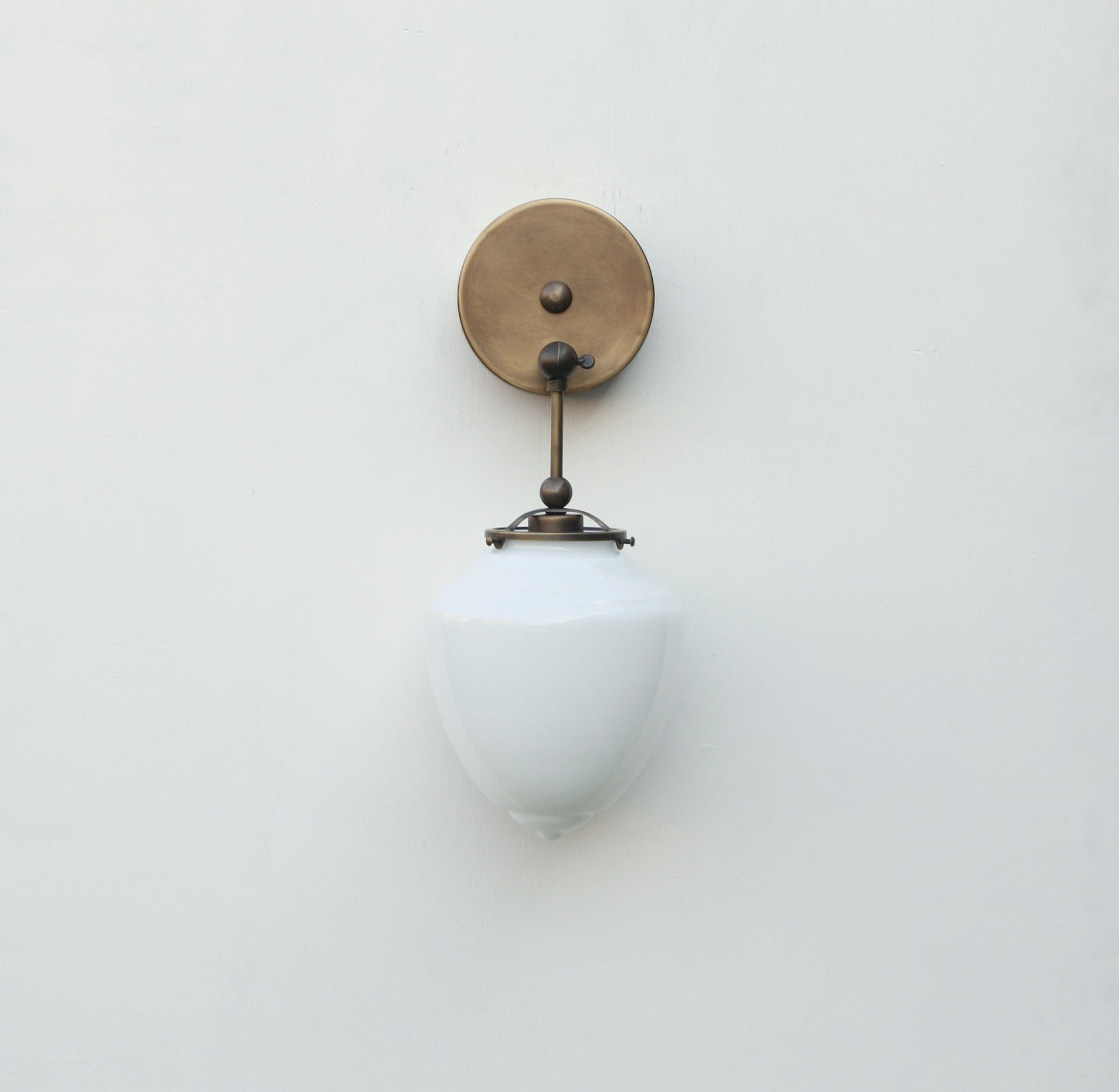 Wall Sconce Light, Brass Wall Sconce Light, Aged Brass Finish Wall Sconce Light