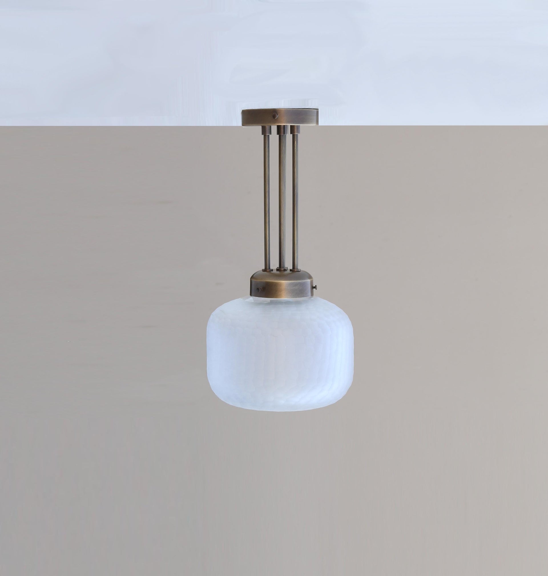 Cutting glass globe  Ceiling Light  - Ceiling Light-  Modern Glass  Lighting Fixtures -  Brass Ceiling Light With Glass Shade