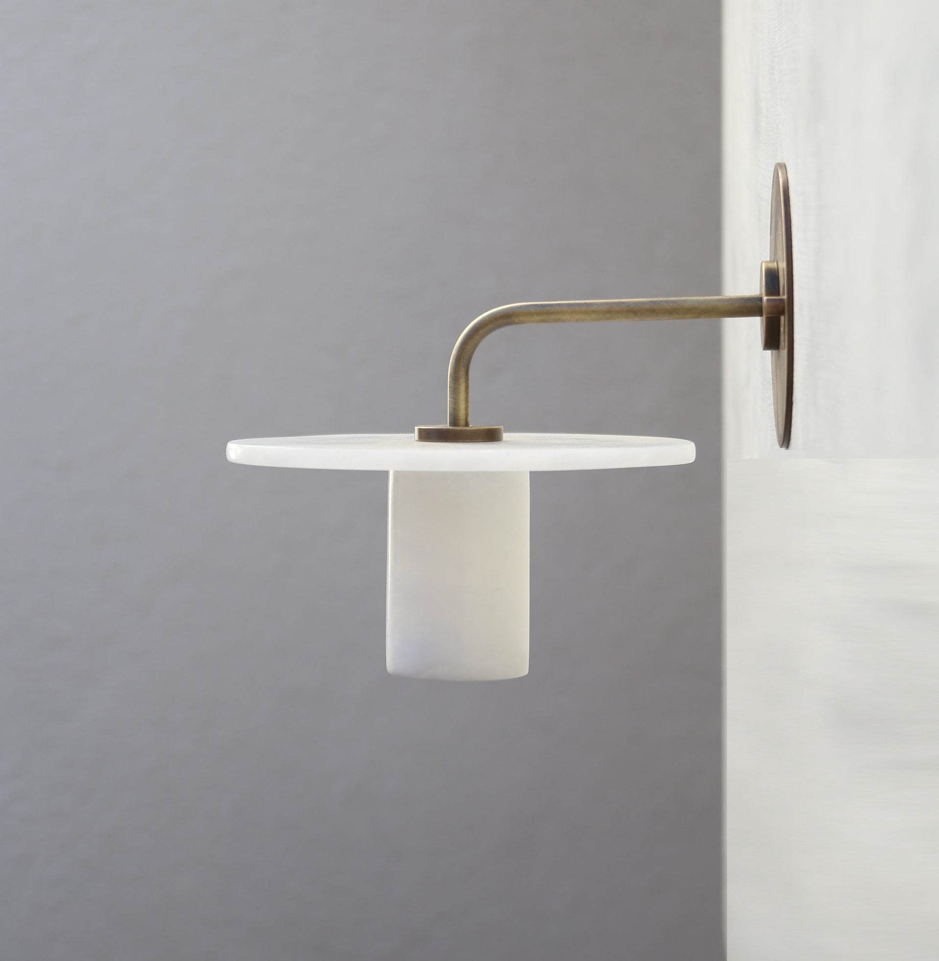 Wall Sconce  Light, Wall Sconce with alabaster shade, Alabaster